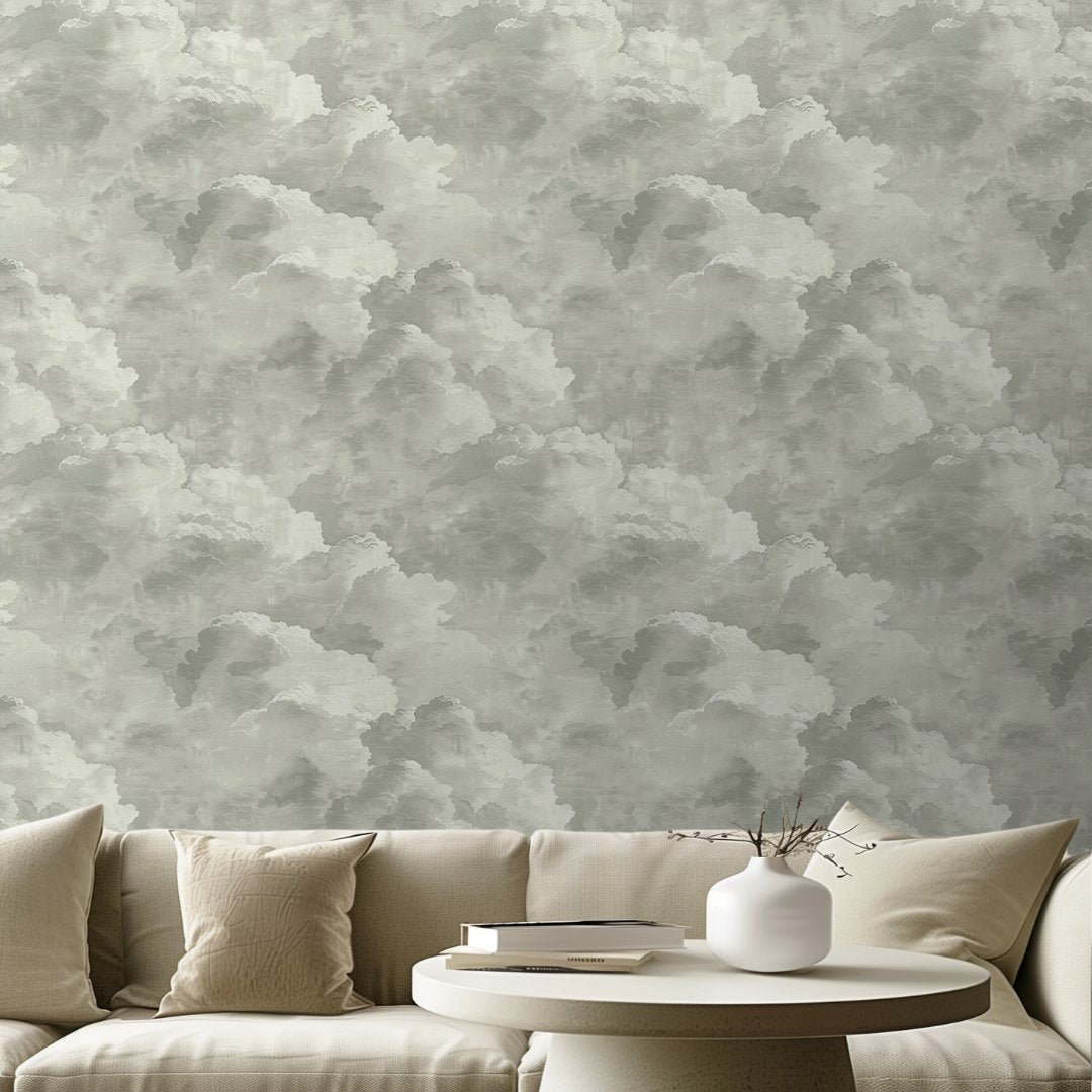 Dior Clouds Wallpaper - Benton Lane Home - Painted Paper