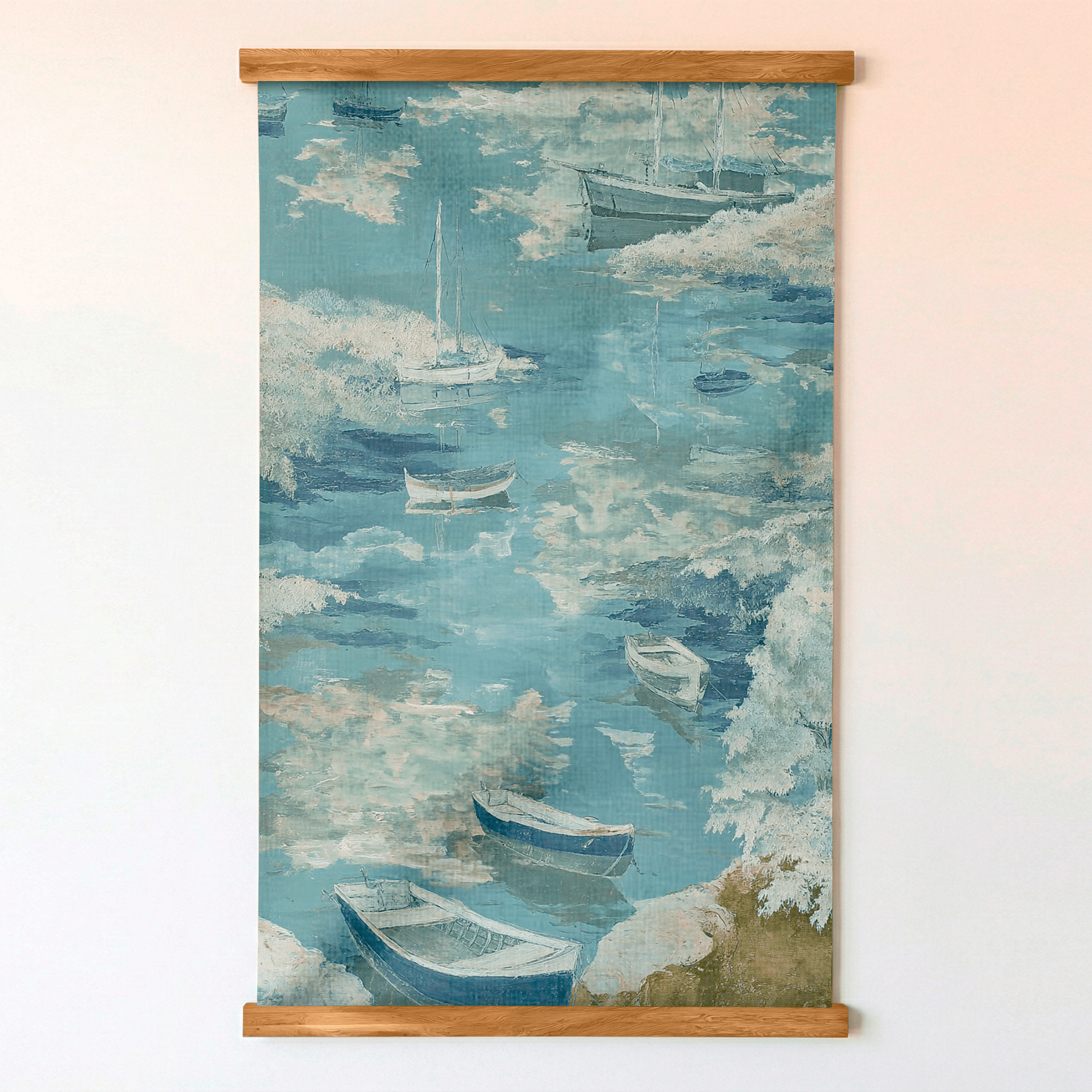 Dockside Dreams (Blue) - Tapestry - Benton Lane Home - Lemon Park