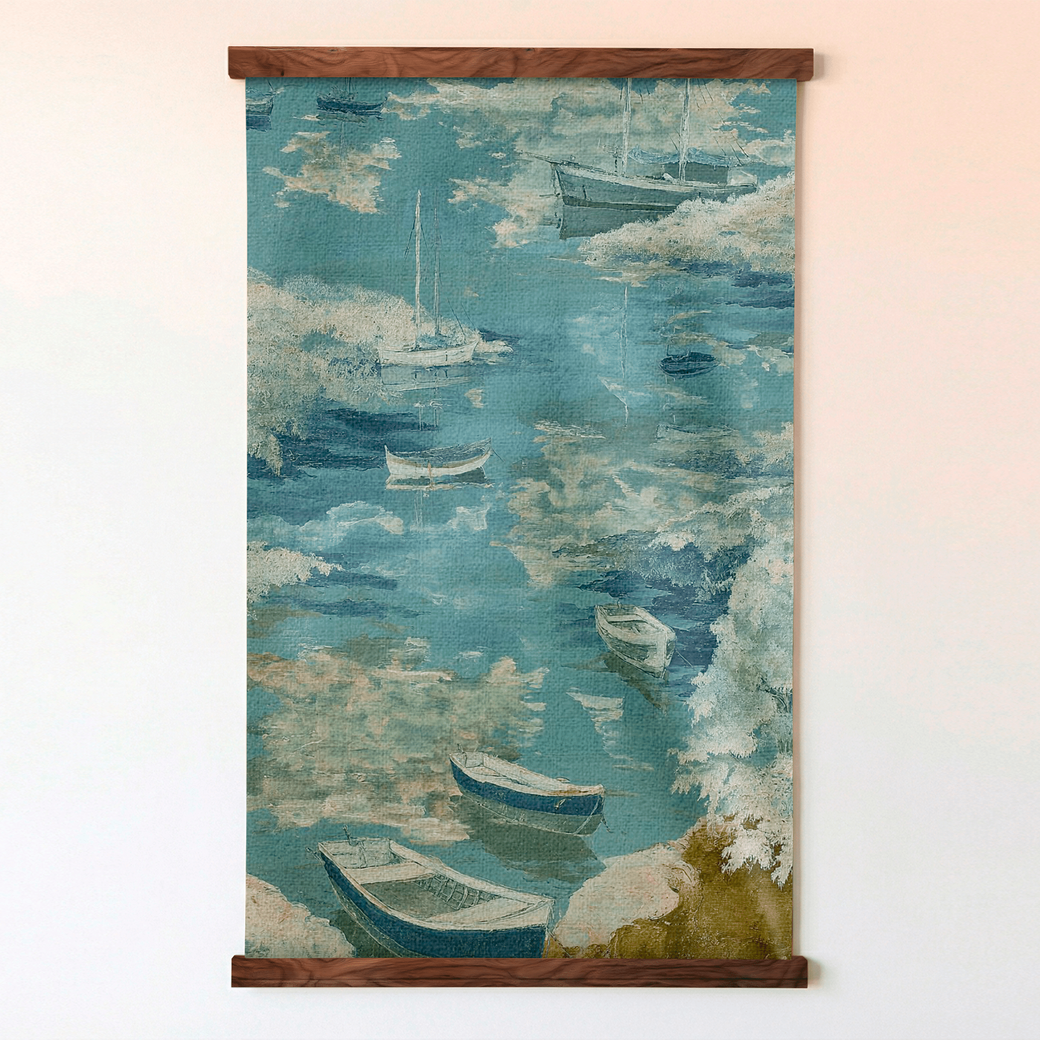 Dockside Dreams (Blue) - Tapestry - Benton Lane Home - Lemon Park