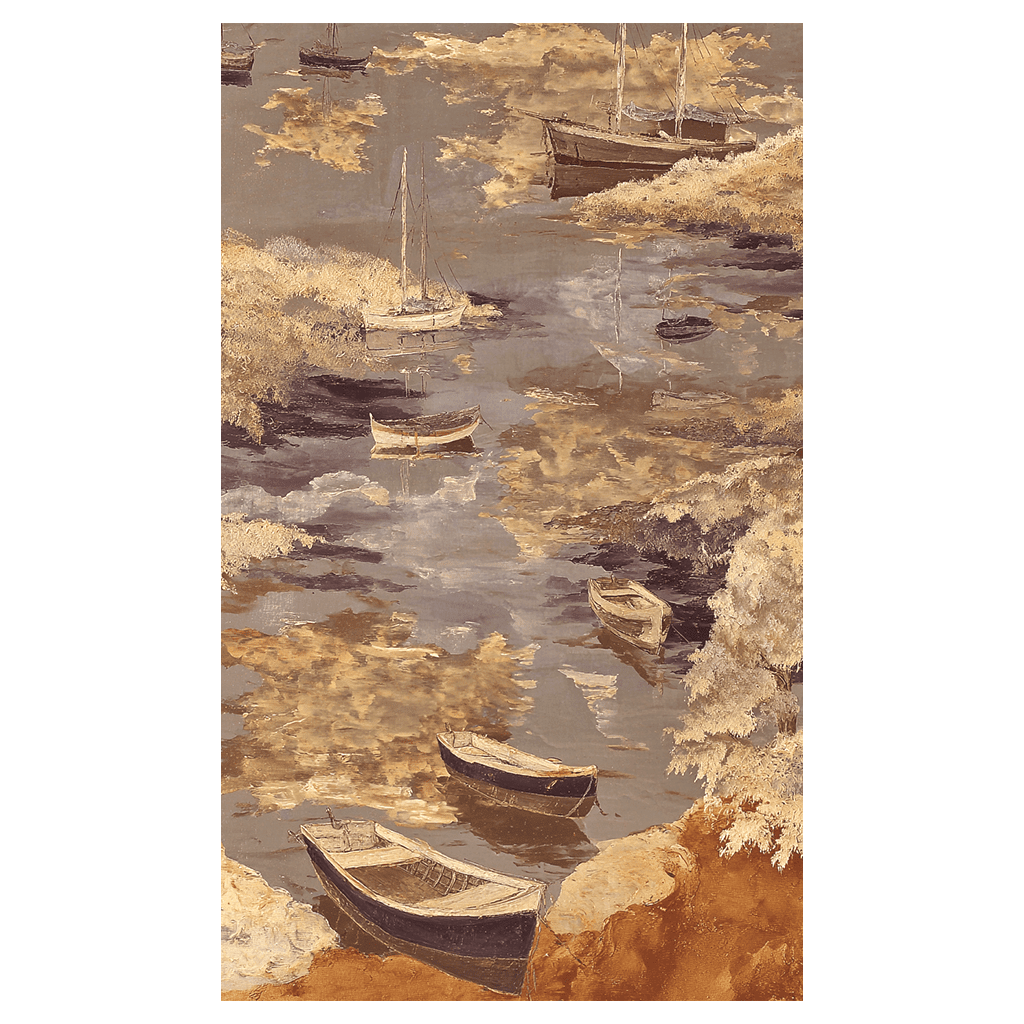Dockside Dreams (Brown) - Tapestry - Benton Lane Home - Lemon Park