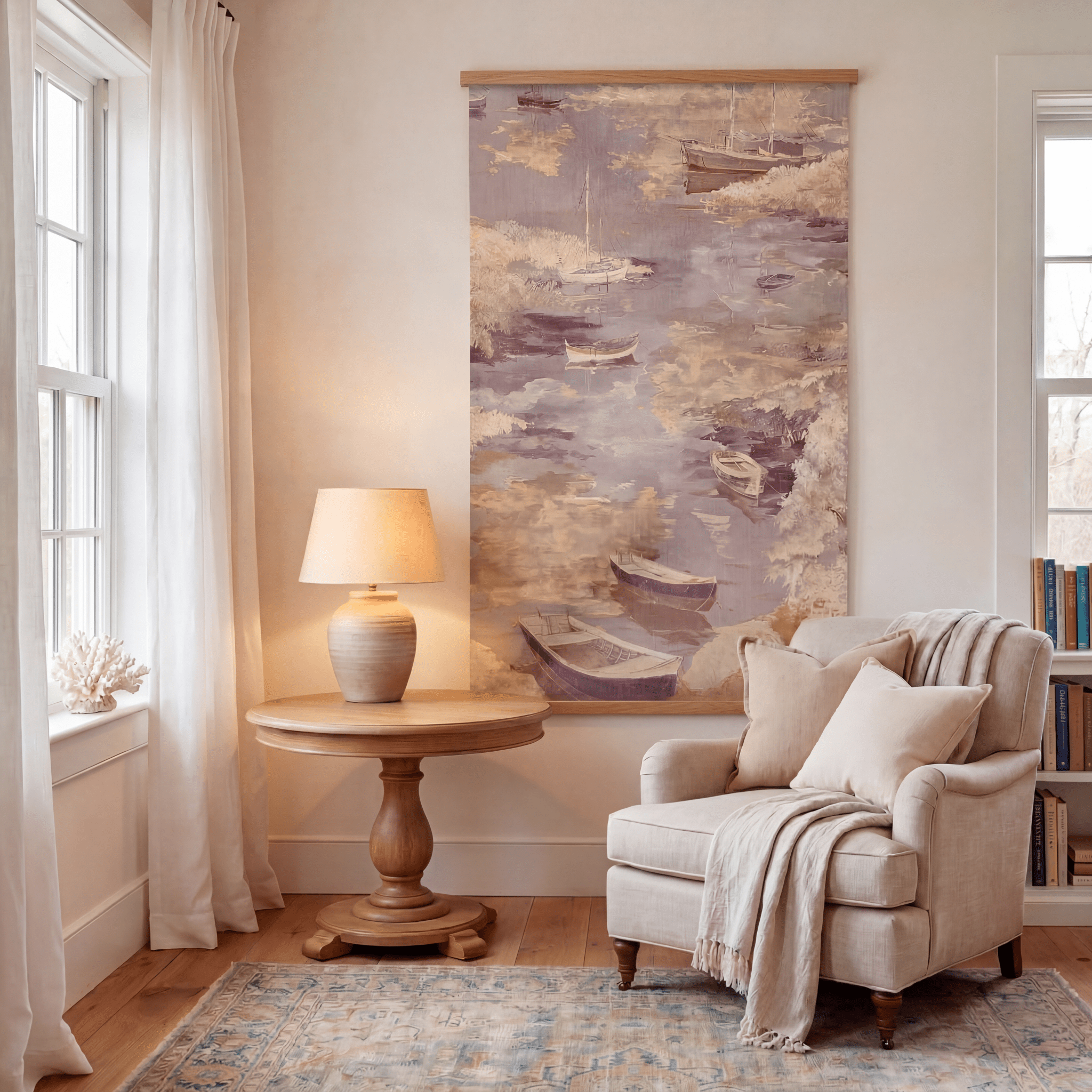 Dockside Dreams (Brown) - Tapestry - Benton Lane Home - Lemon Park