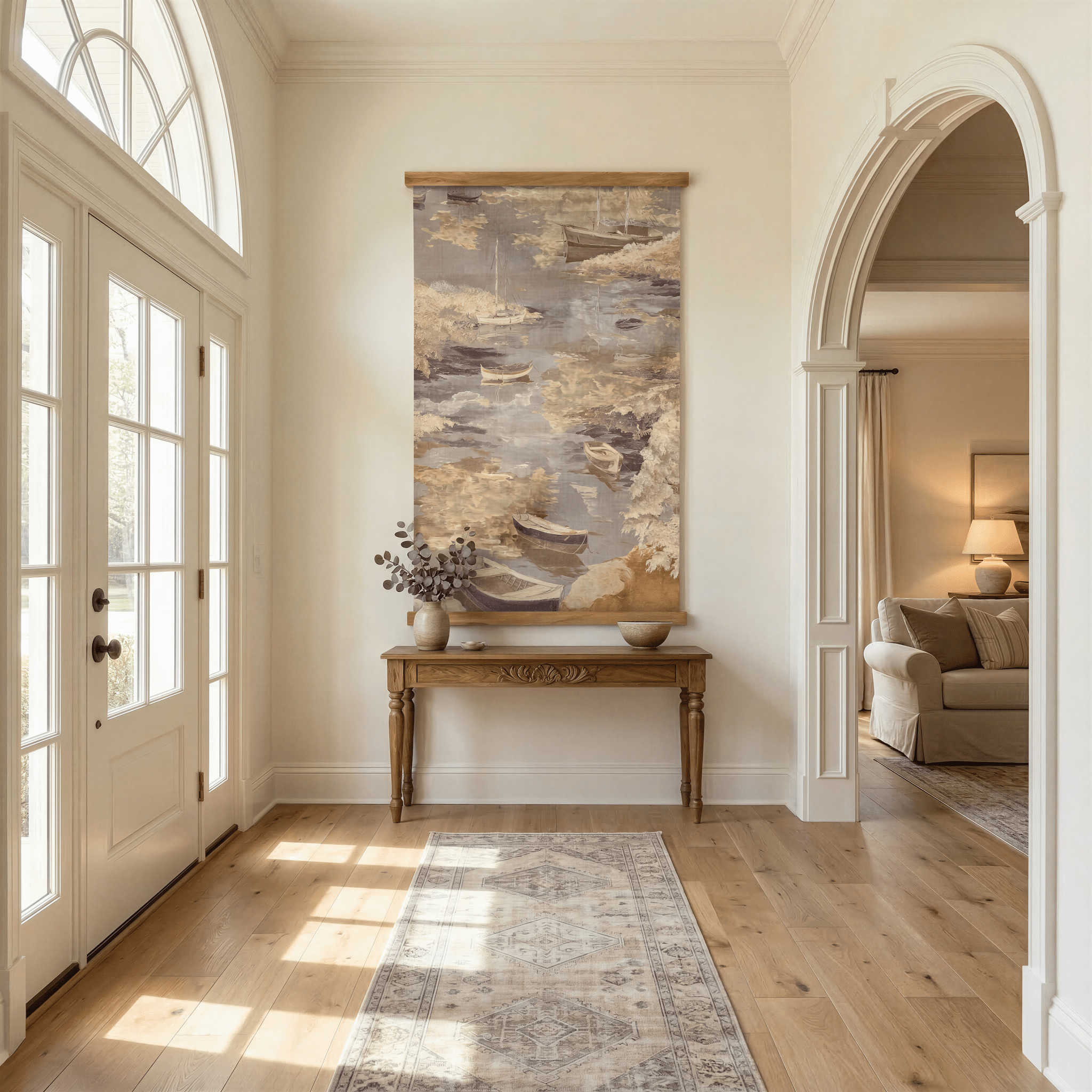 Dockside Dreams (Brown) - Tapestry - Benton Lane Home - Lemon Park