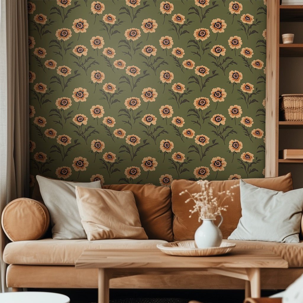 Doris Wallpaper - Benton Lane Home - Painted Paper
