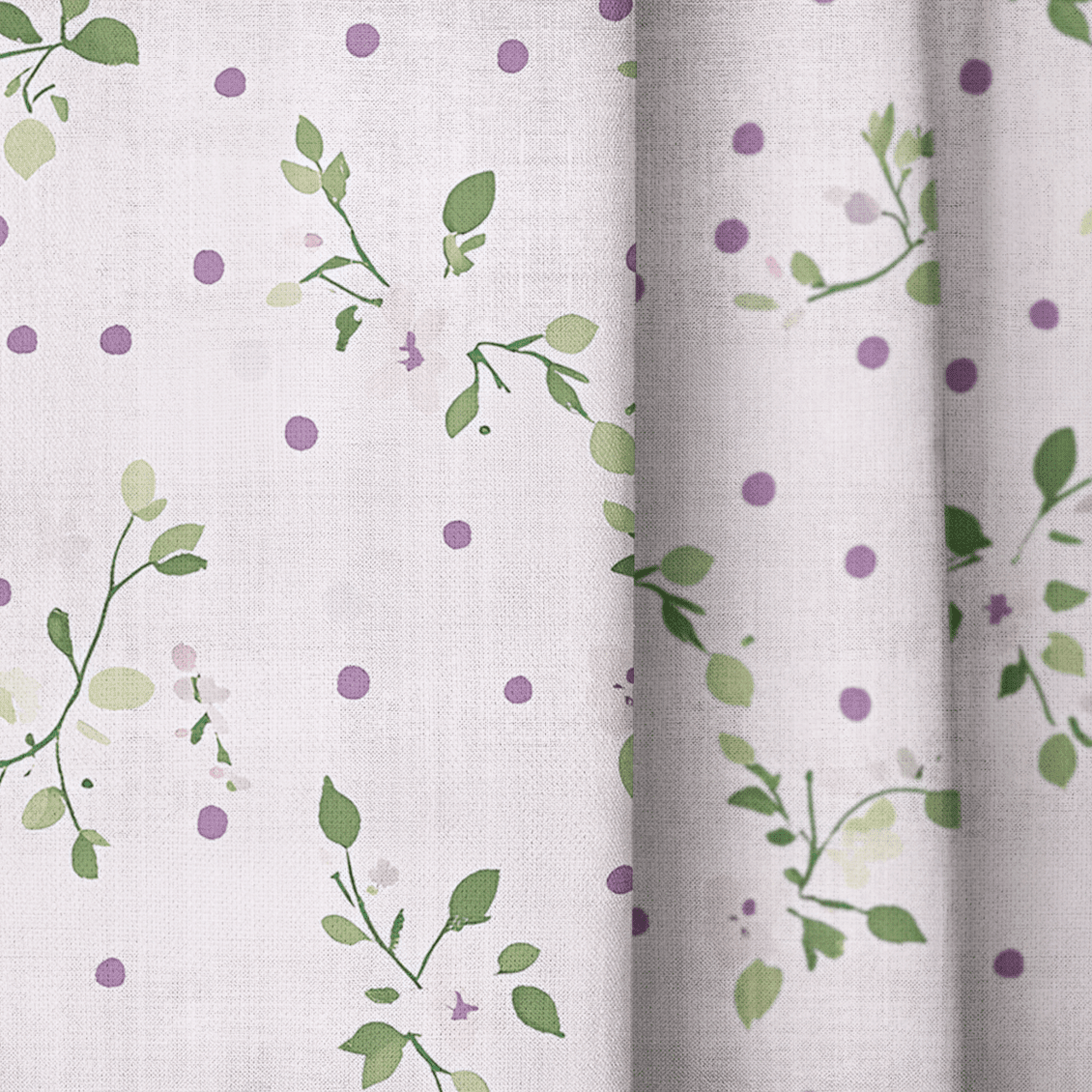 Dotted Garden - Drapery - Benton Lane Home - Lemon Park