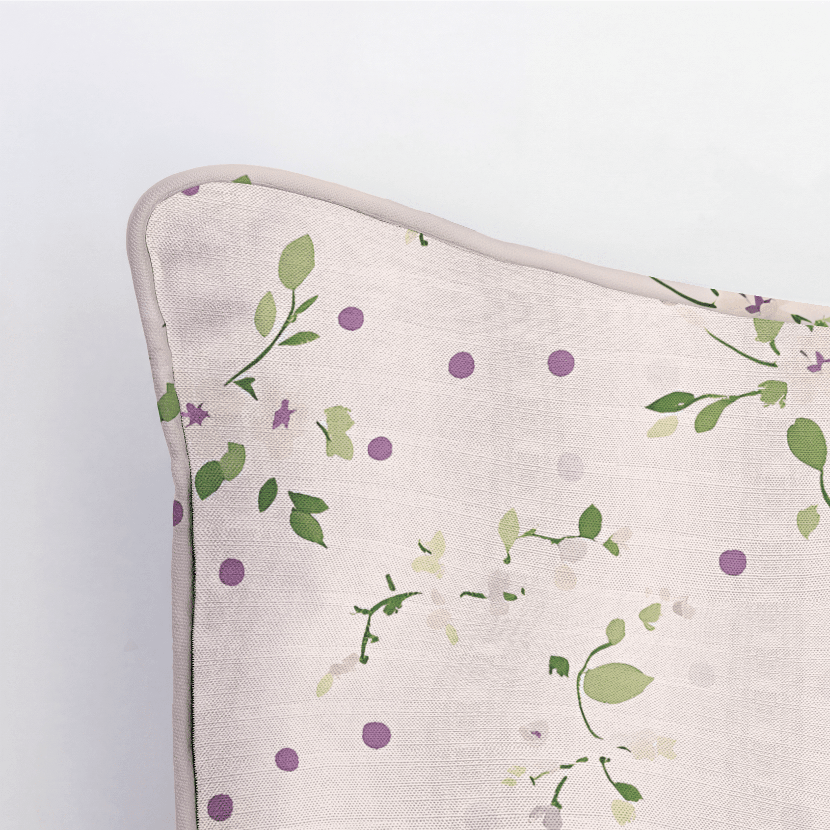 Dotted Garden Throw Pillow - Benton Lane Home - Lemon Park