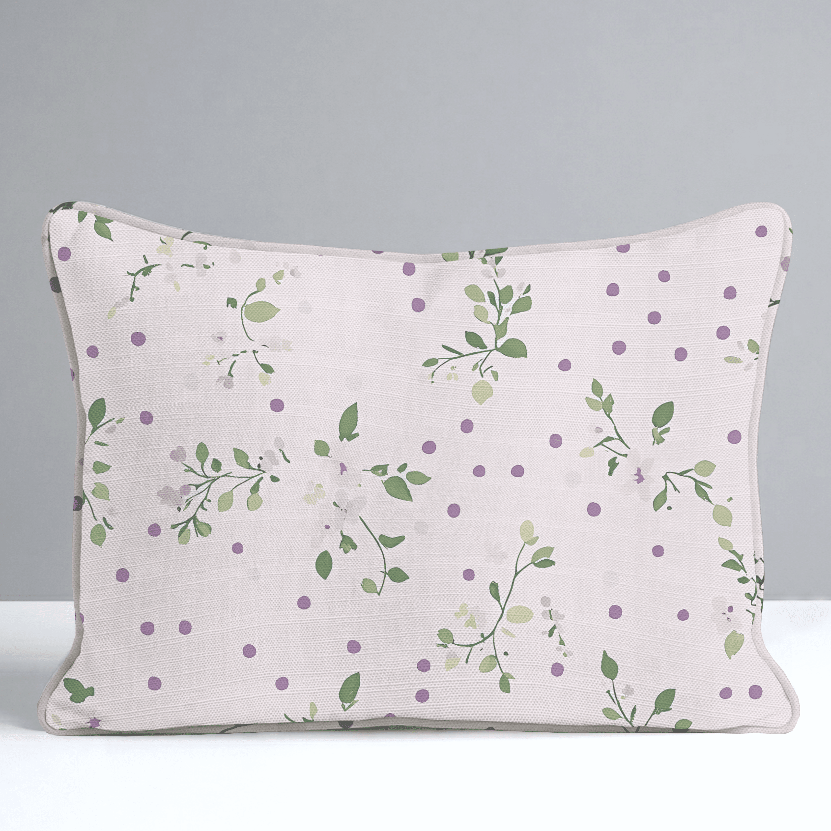 Dotted Garden Throw Pillow - Benton Lane Home - Lemon Park