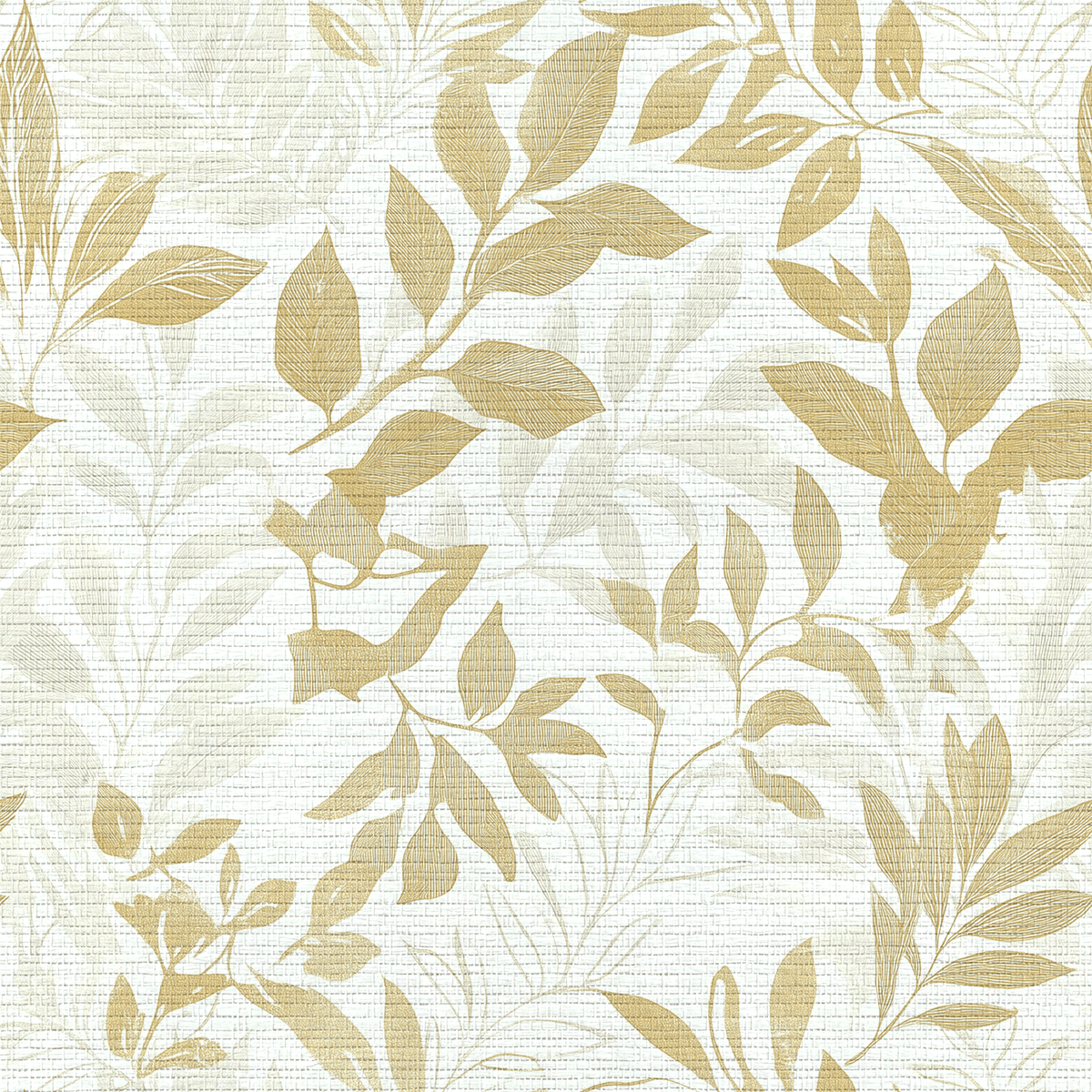 Dove Garden Faux Grasscloth Wallpaper - Lemon Park