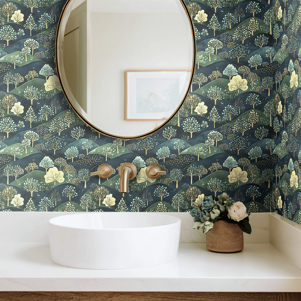 Dovewood Wallpaper - Benton Lane Home - Painted Paper