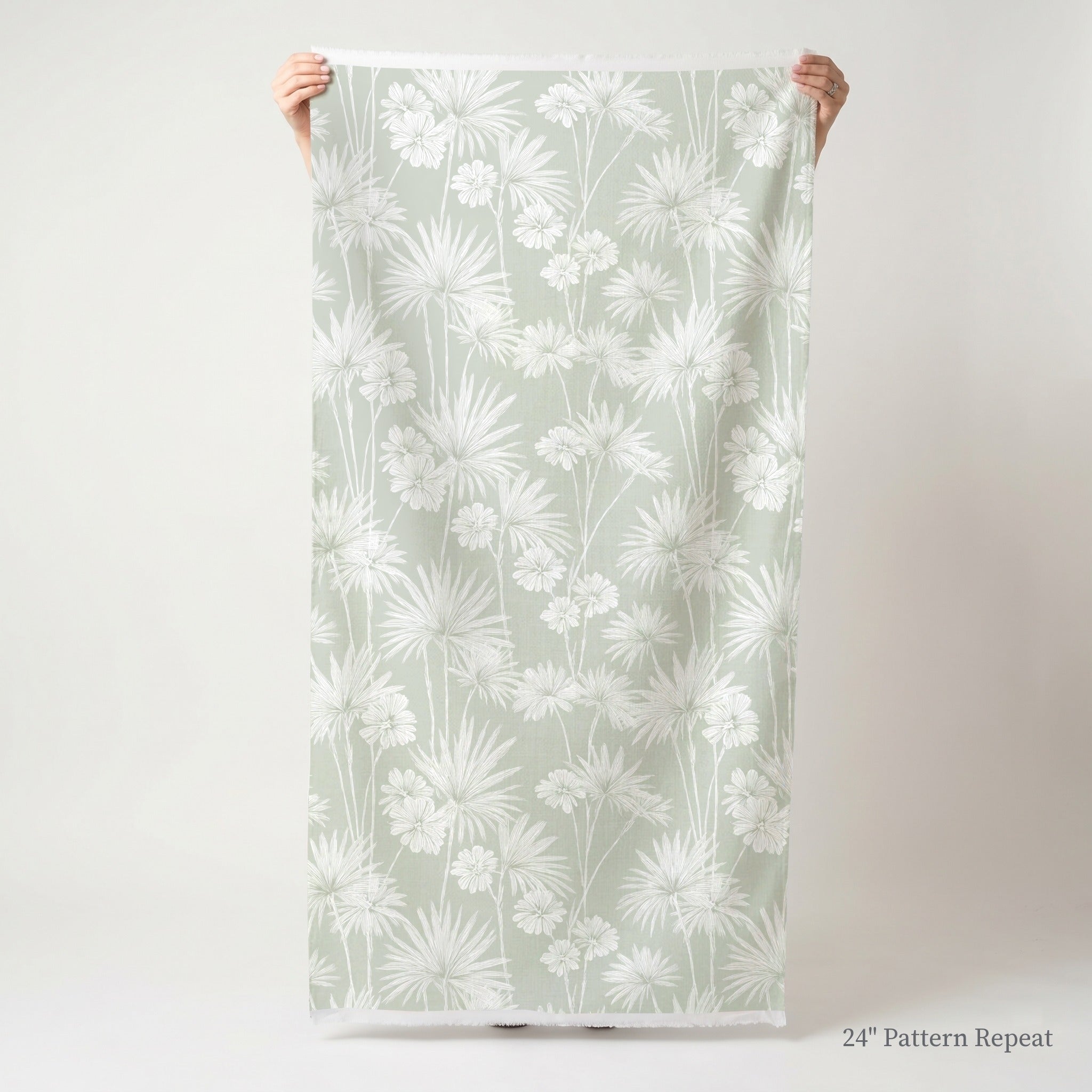 Drawn Palm - Fabric - Benton Lane Home - Lemon Park