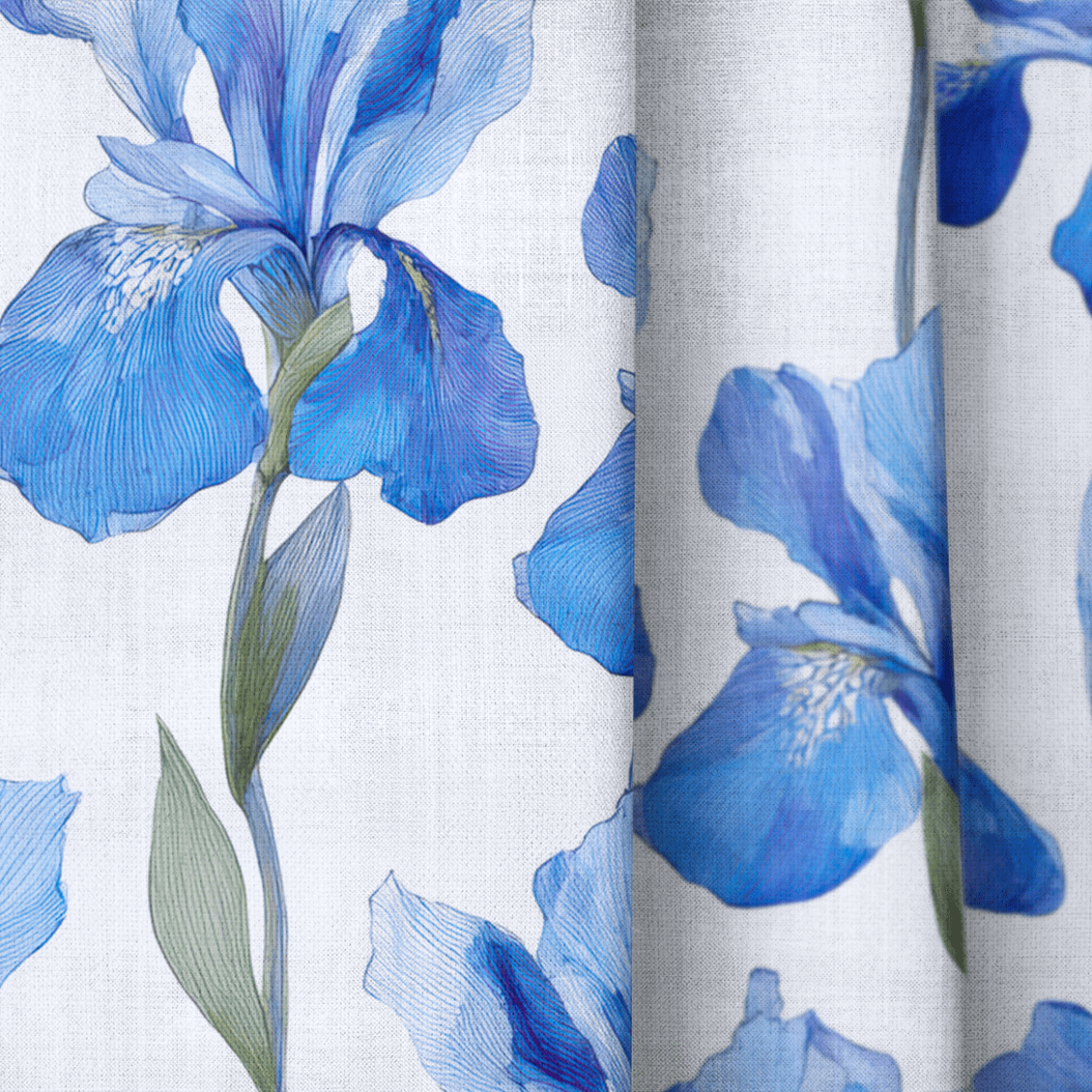 Dream Blue - Drapery - Benton Lane Home - Lemon Park