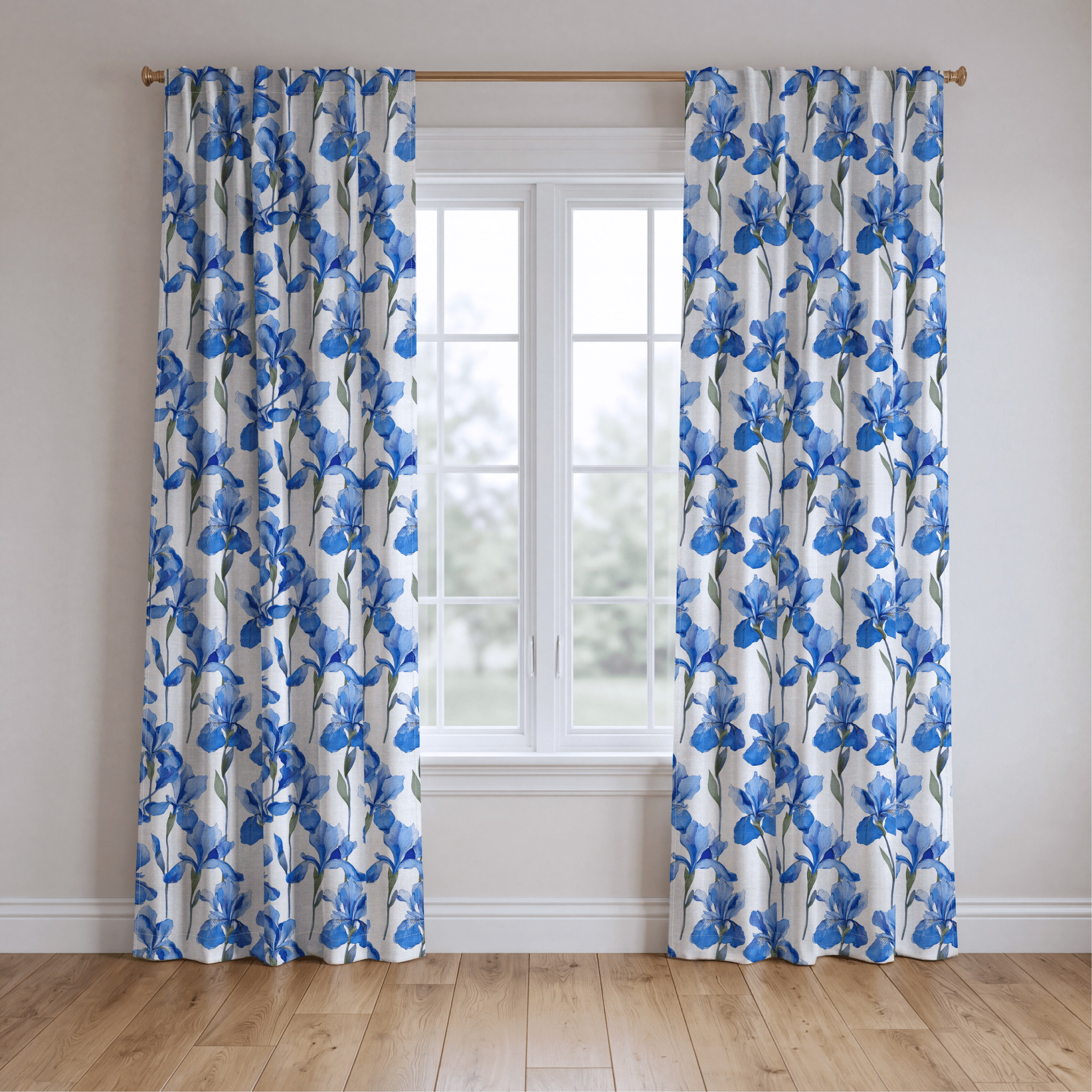 Dream Blue - Drapery - Benton Lane Home - Lemon Park