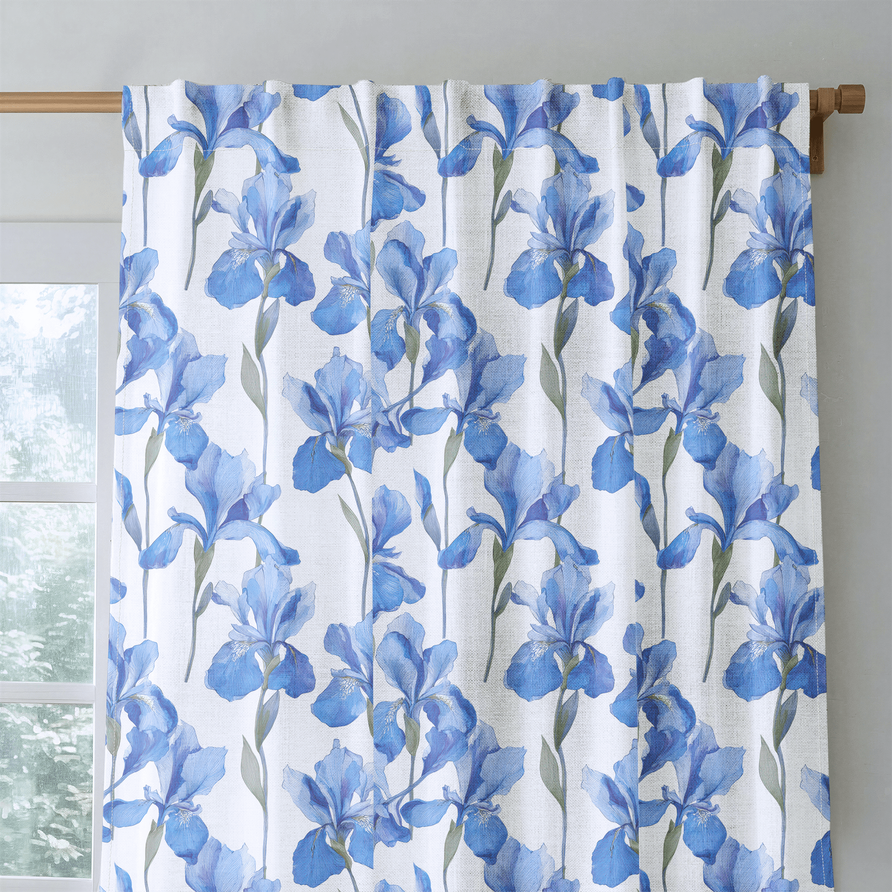 Dream Blue - Drapery - Benton Lane Home - Lemon Park