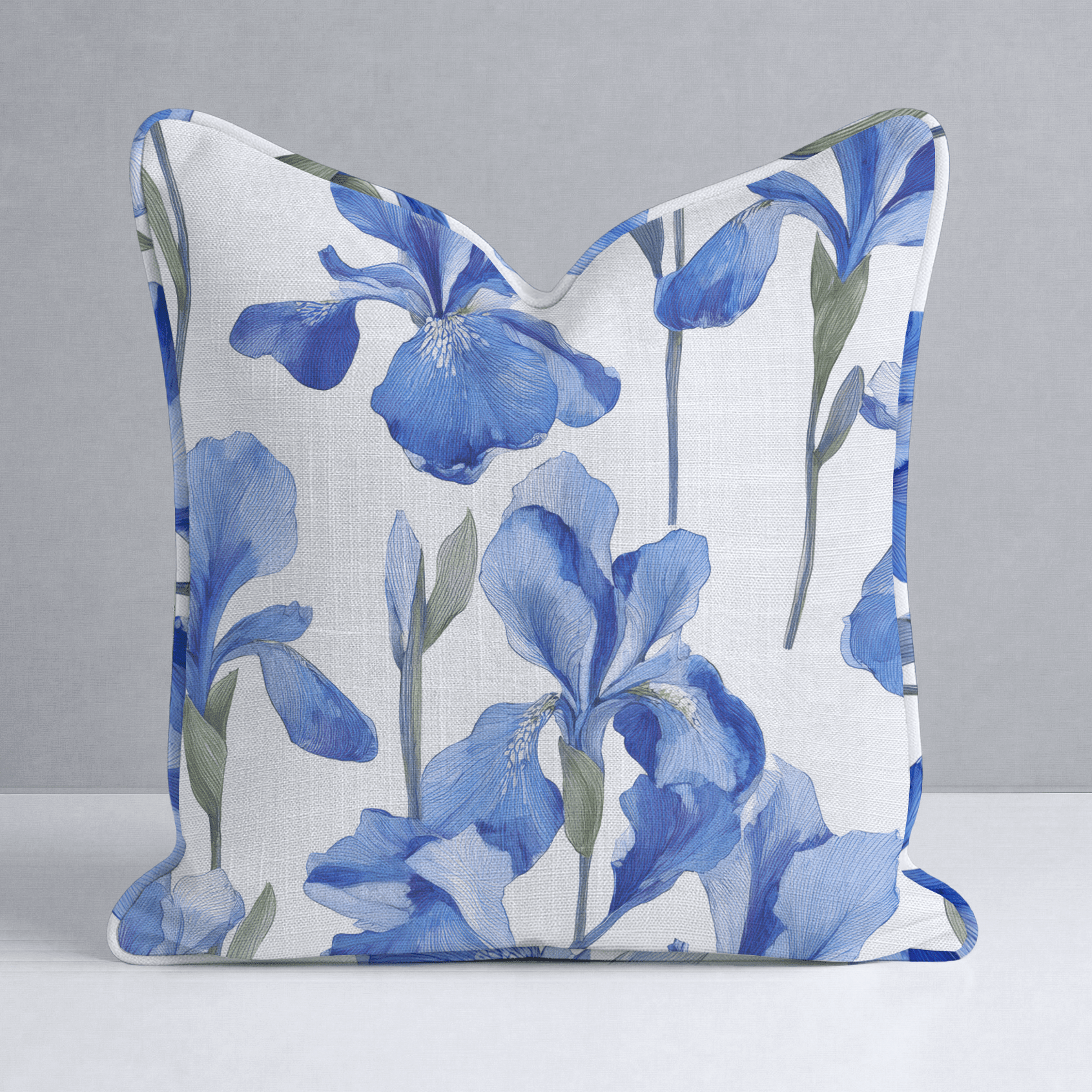 Dream Blue Throw Pillow - Benton Lane Home - Lemon Park