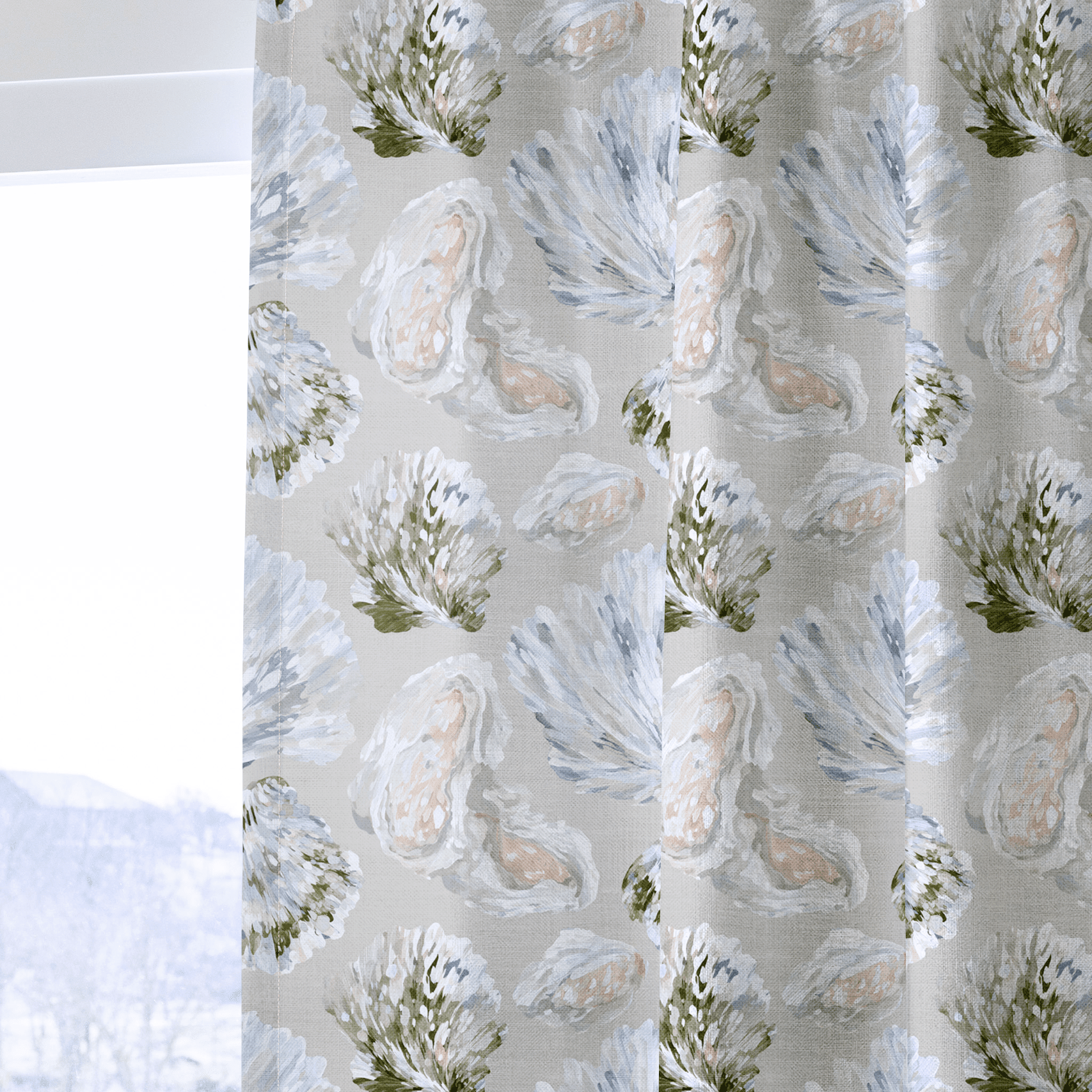Drifted Shore - Drapery - Benton Lane Home - Lemon Park