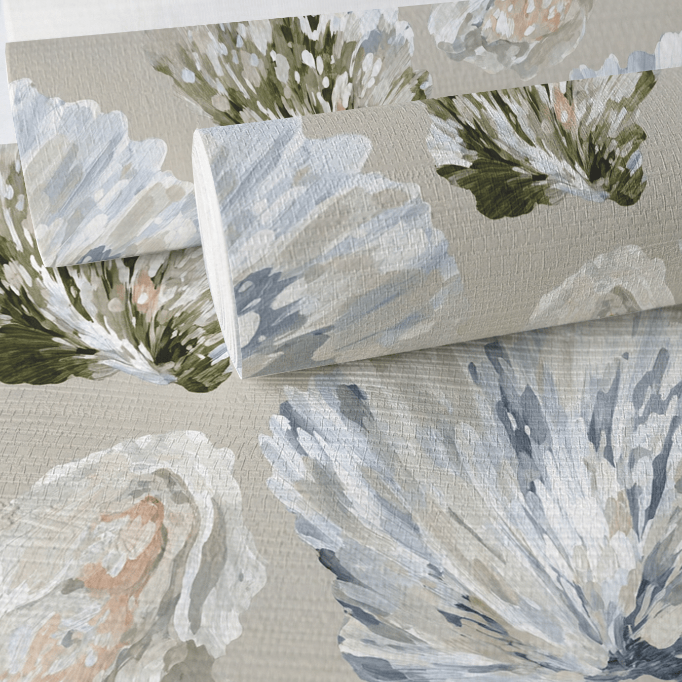 Drifted Shore Faux Grasscloth Wallpaper - Lemon Park