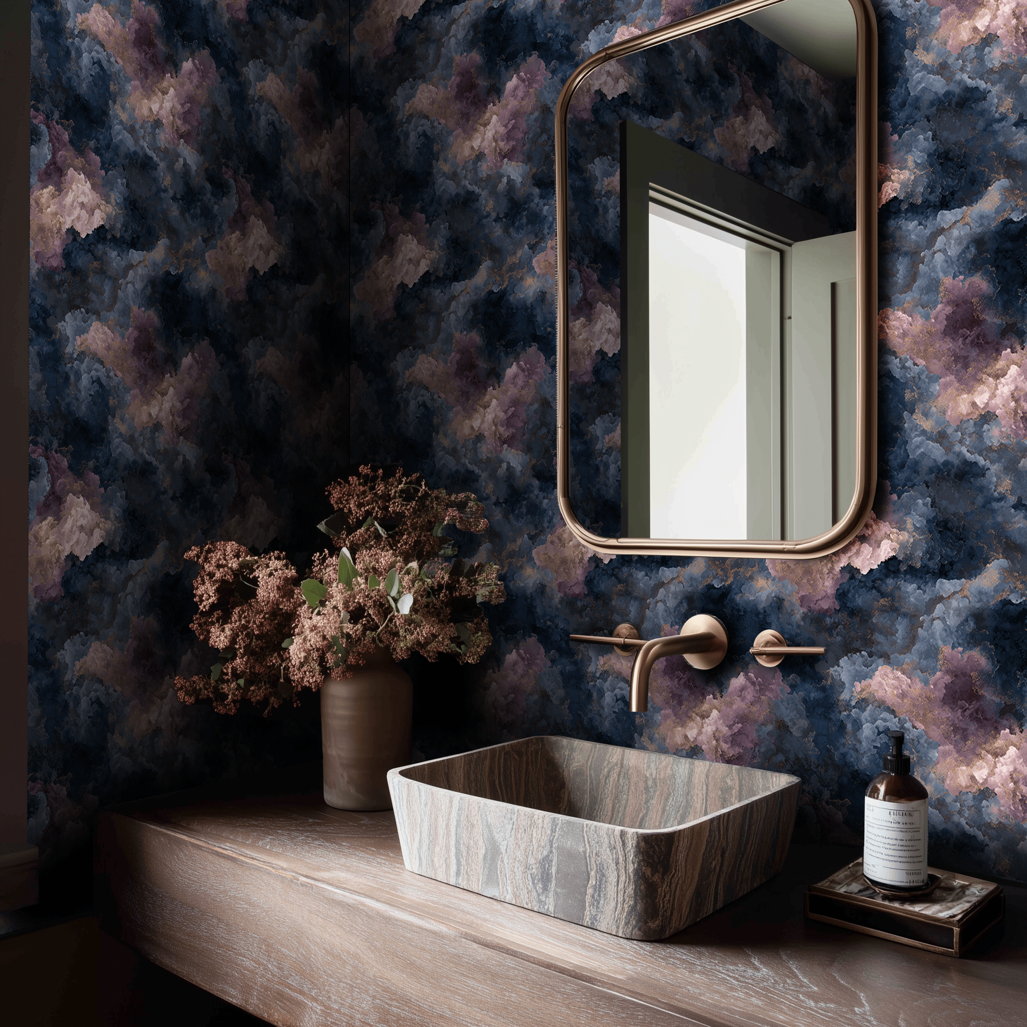 Dusklight Wallpaper - Benton Lane Home - Painted Paper