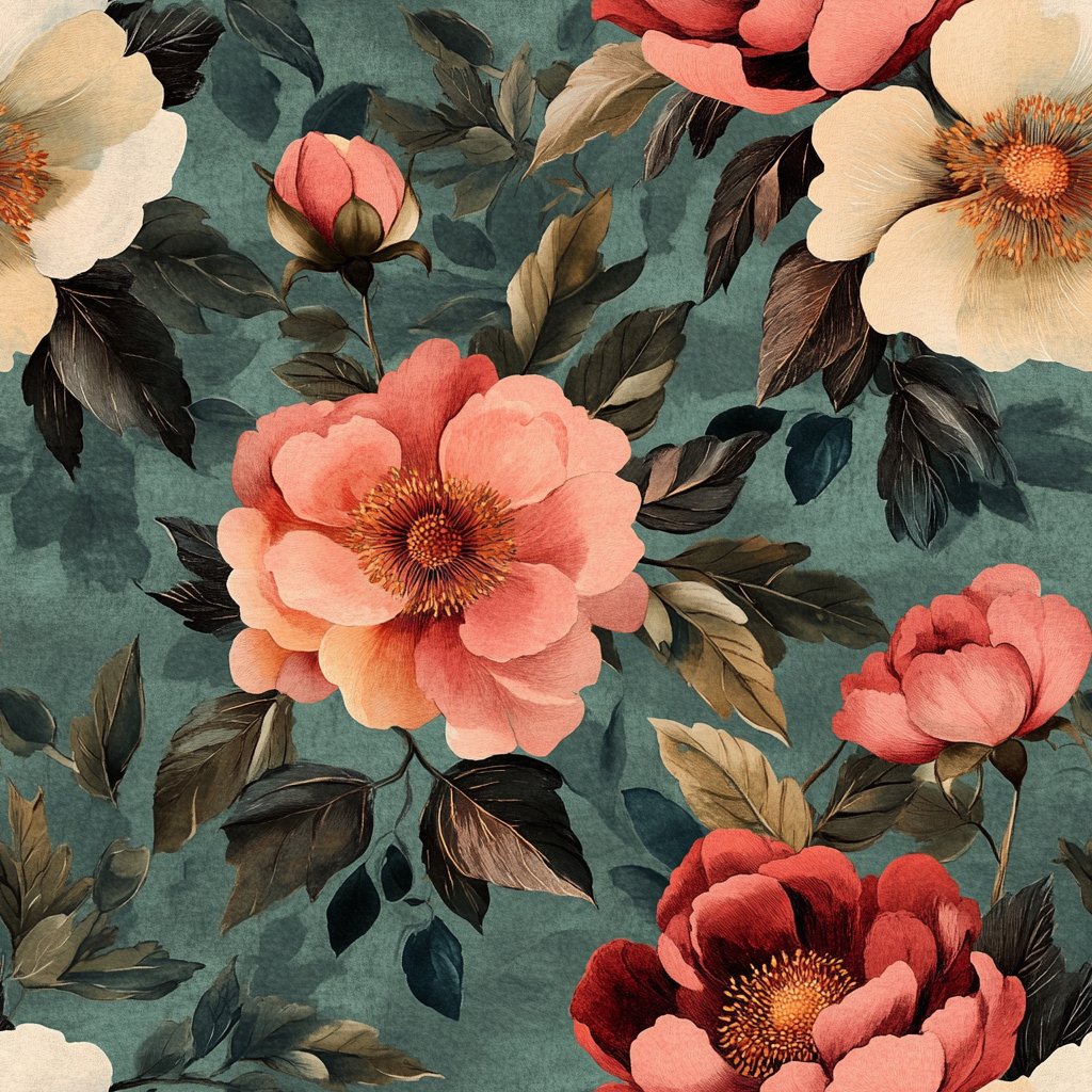 Dusky Rose - Painted Paper