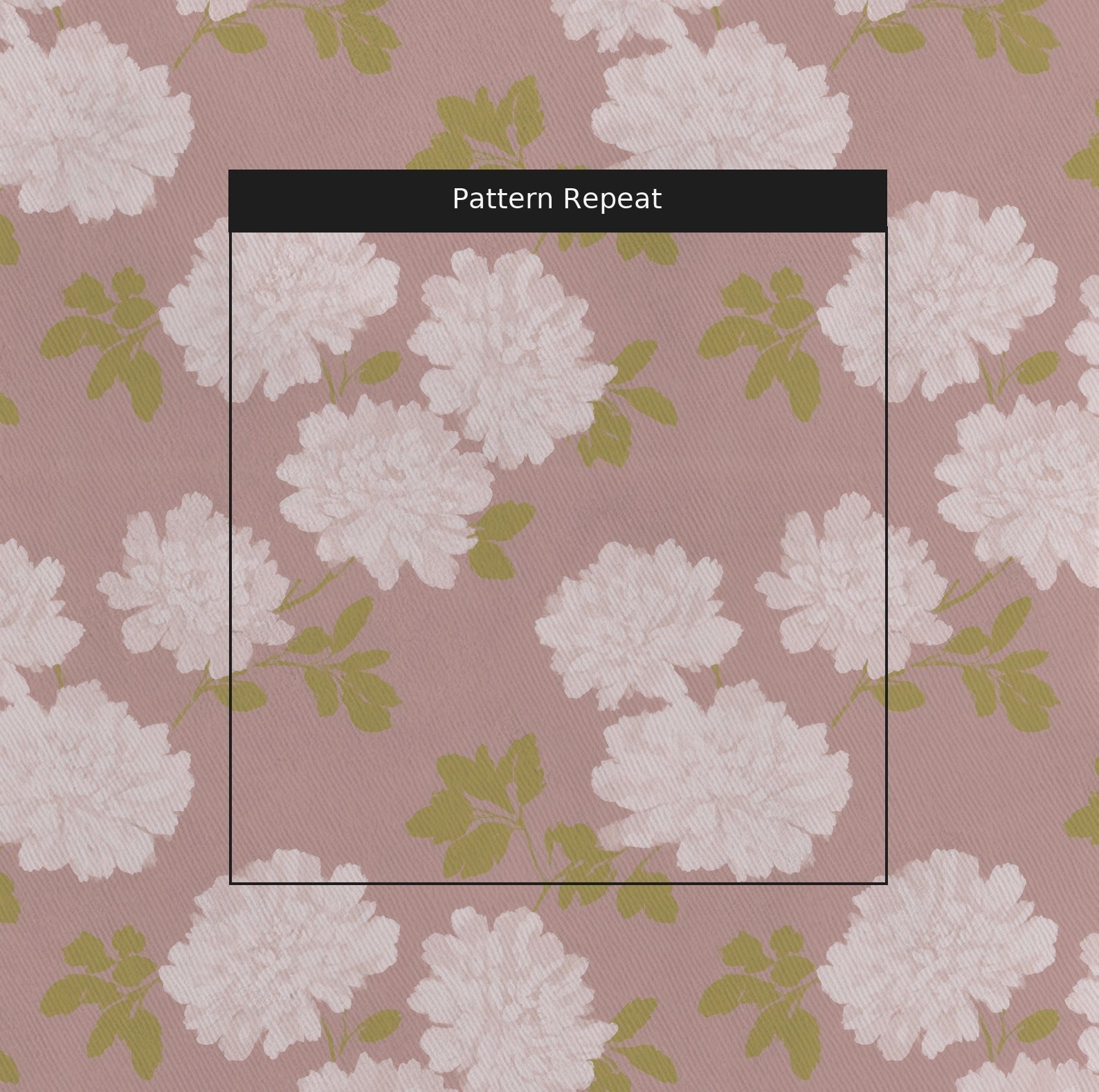 Dusty Rose Peonies - Fabric - Lemon Park
