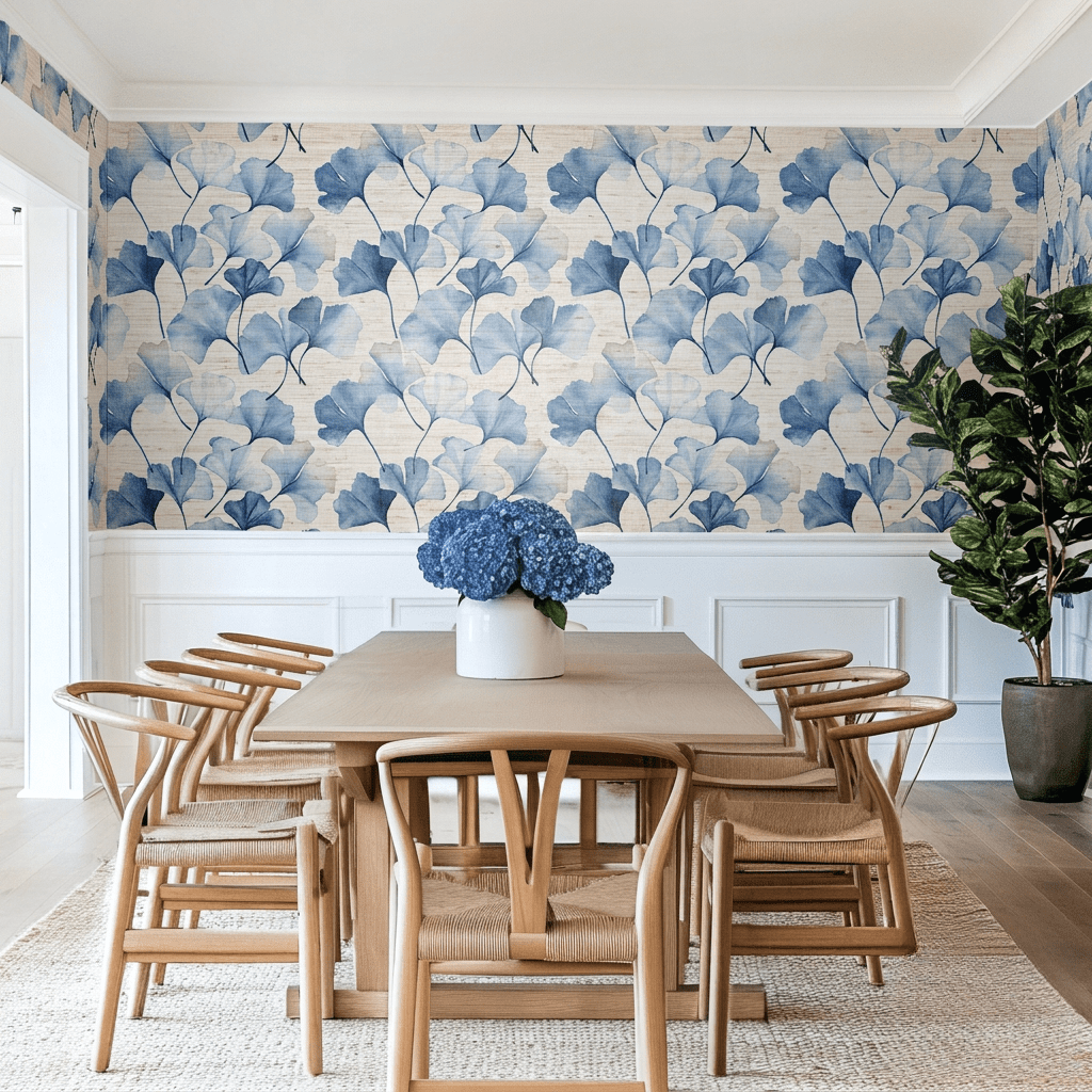 Eamon Faux Grasscloth Wallpaper - Benton Lane Home - Painted Paper