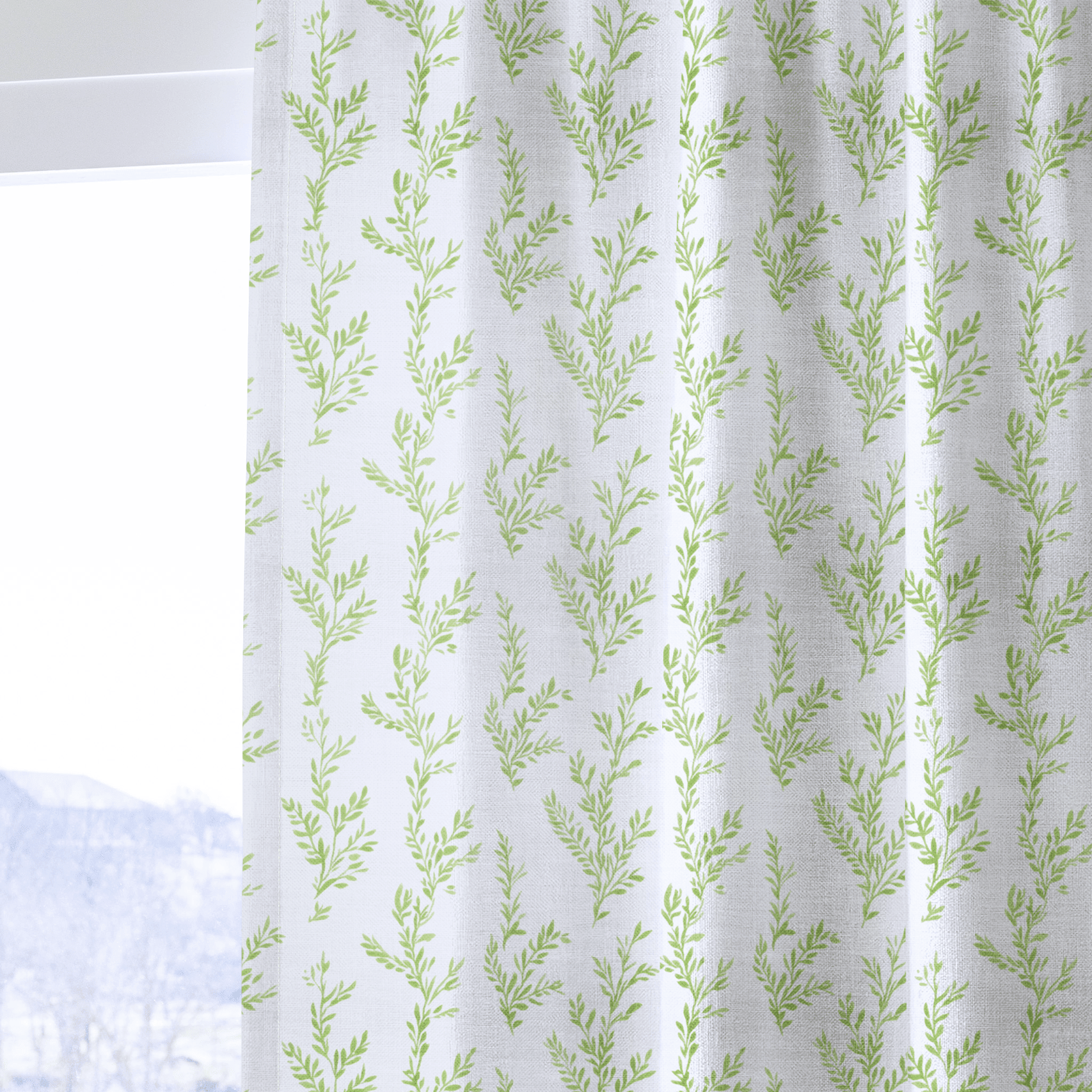 Early Sprouts - Drapery - Benton Lane Home - Lemon Park