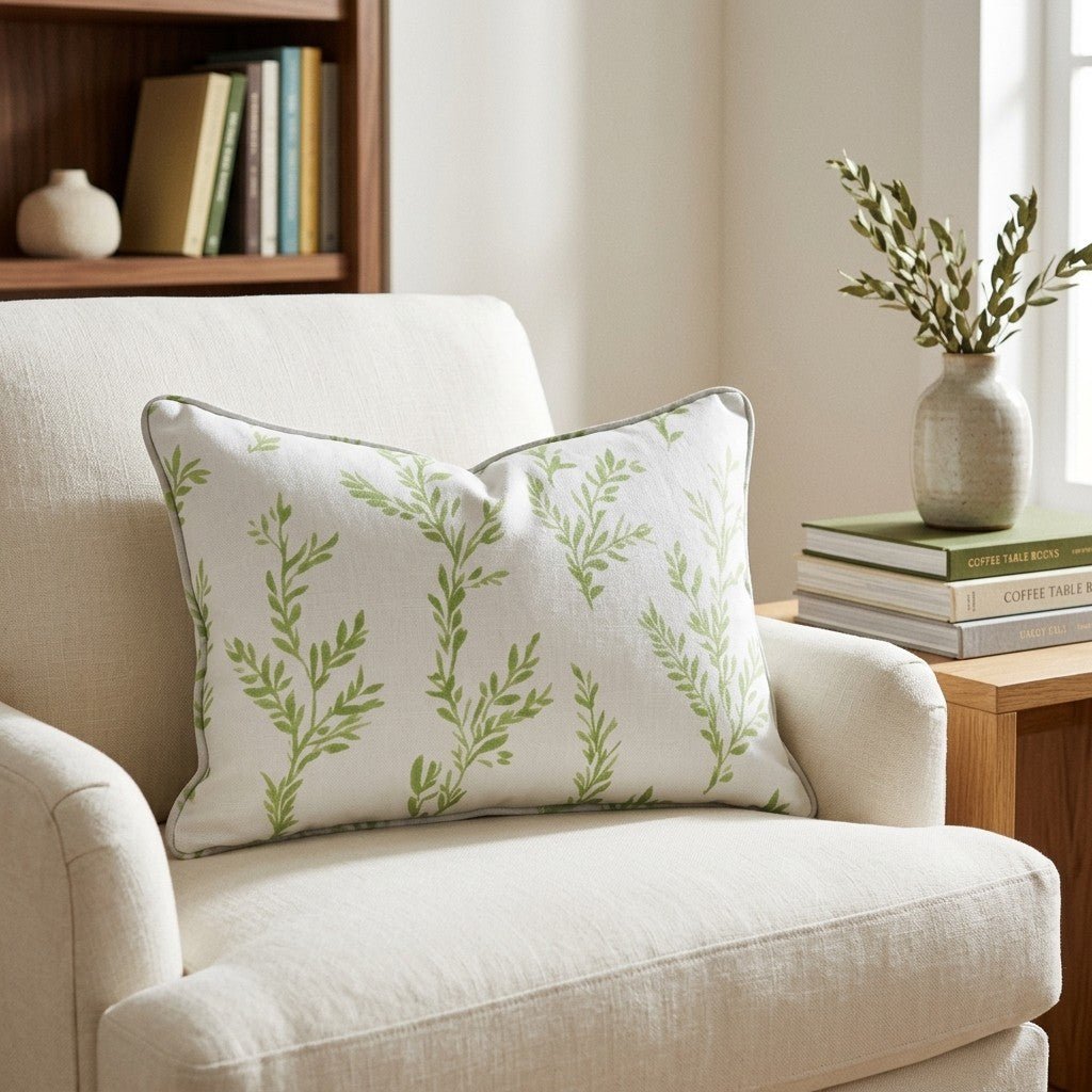 Early Sprouts Throw Pillow - Benton Lane Home - Lemon Park