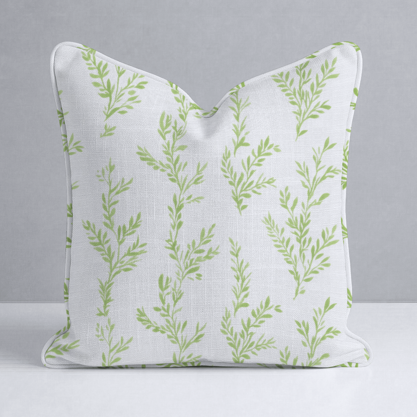 Early Sprouts Throw Pillow - Lemon Park