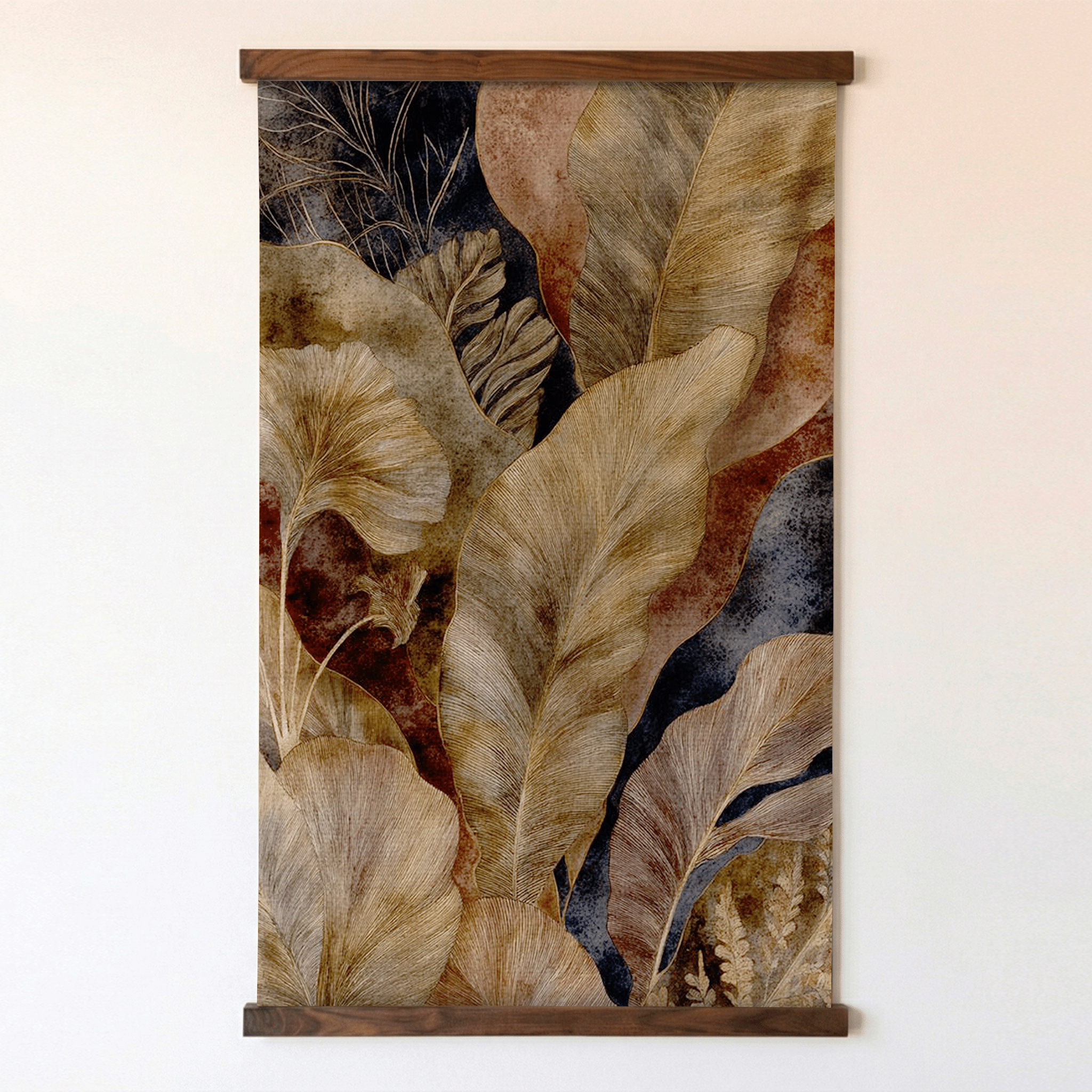 Earthen Foliage - Tapestry - Benton Lane Home - Painted Paper