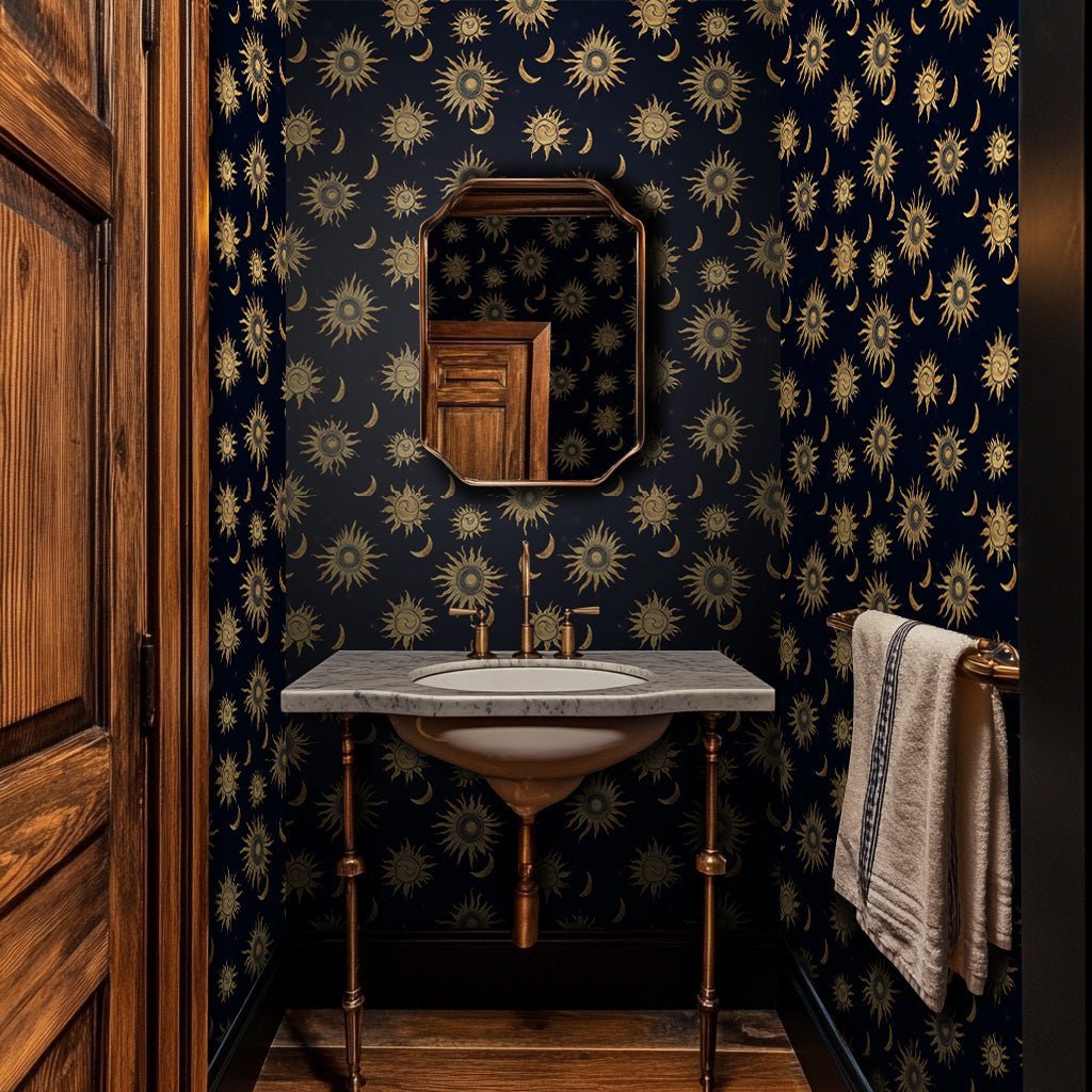 Eclipse Wallpaper - Benton Lane Home - Painted Paper