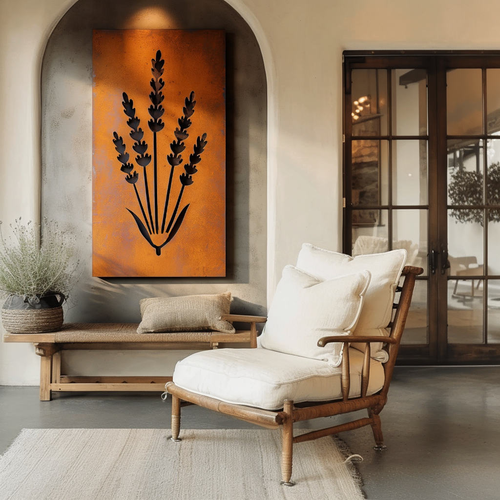 The Lavender - Metal Wall Art