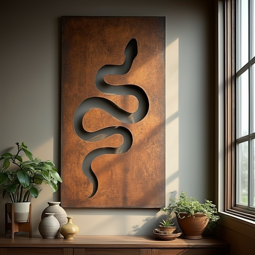 The Viper - Metal Wall Art