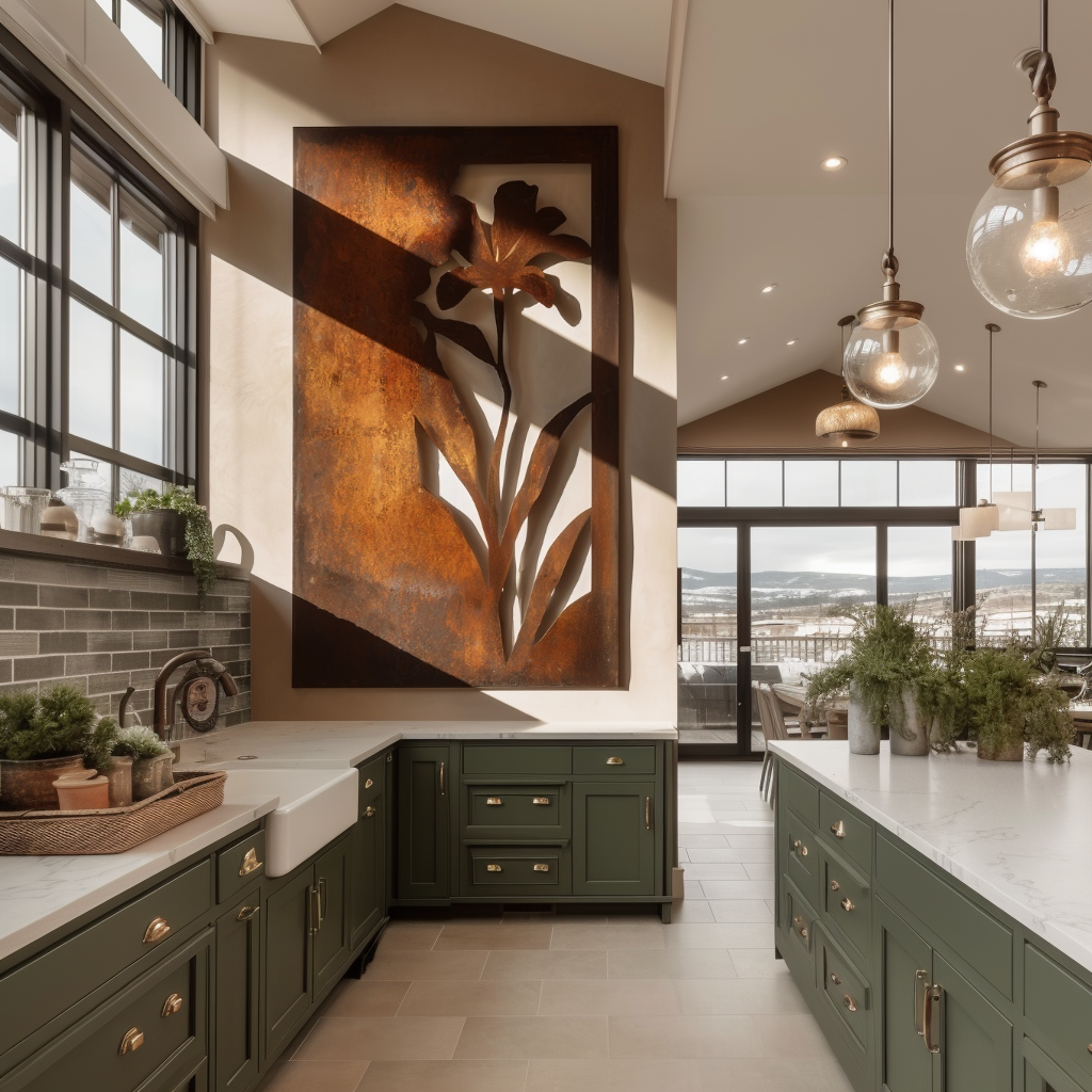 The Tiger Lily - Metal Wall Art