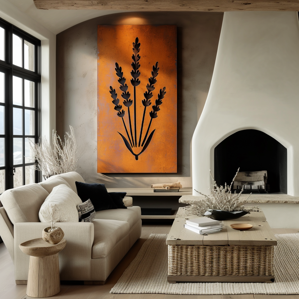 The Lavender - Metal Wall Art