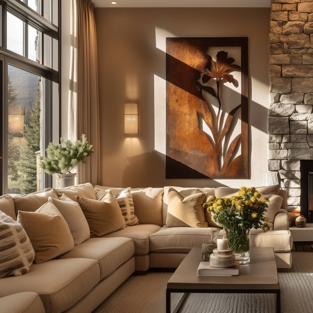 The Tiger Lily - Metal Wall Art