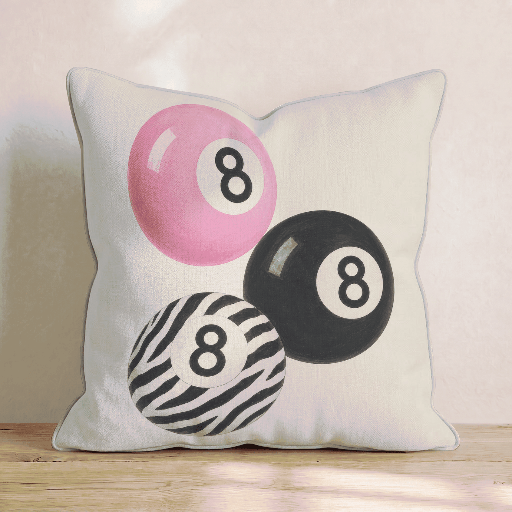 Eight Ball Luck Throw Pillow - Benton Lane Home - Hillcroft Home