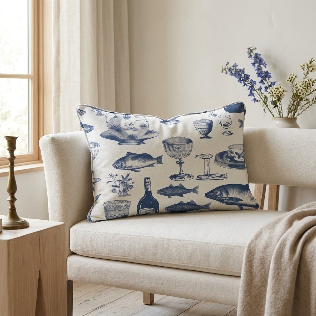 Eleanor's Elegance Throw Pillow - Benton Lane Home - Lemon Park