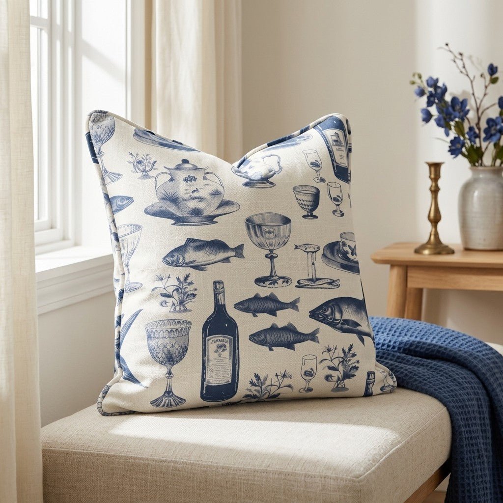 Eleanor's Elegance Throw Pillow - Benton Lane Home - Lemon Park
