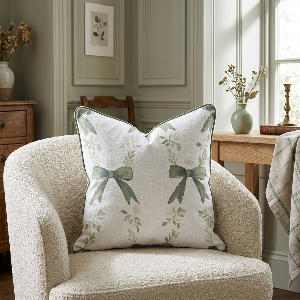 Elegant Emerald Throw Pillow - Benton Lane Home - Lemon Park