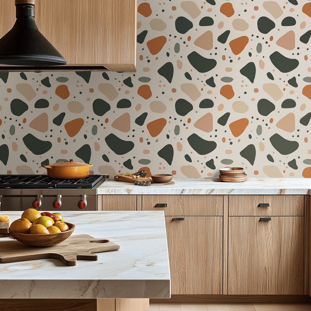 Elio Terrazzo Wallpaper - Benton Lane Home - Painted Paper