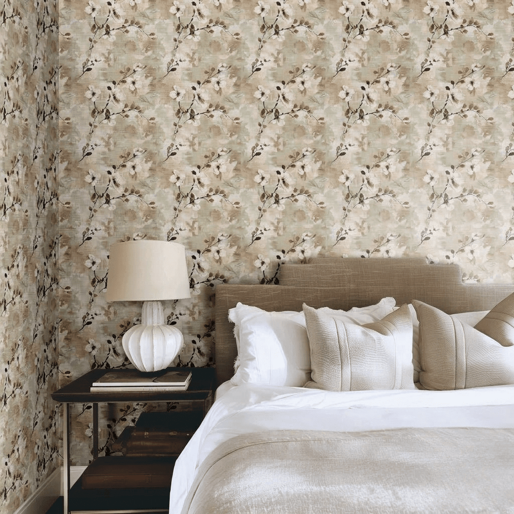 Eliza Faux Grasscloth Wallpaper - Benton Lane Home - Painted Paper