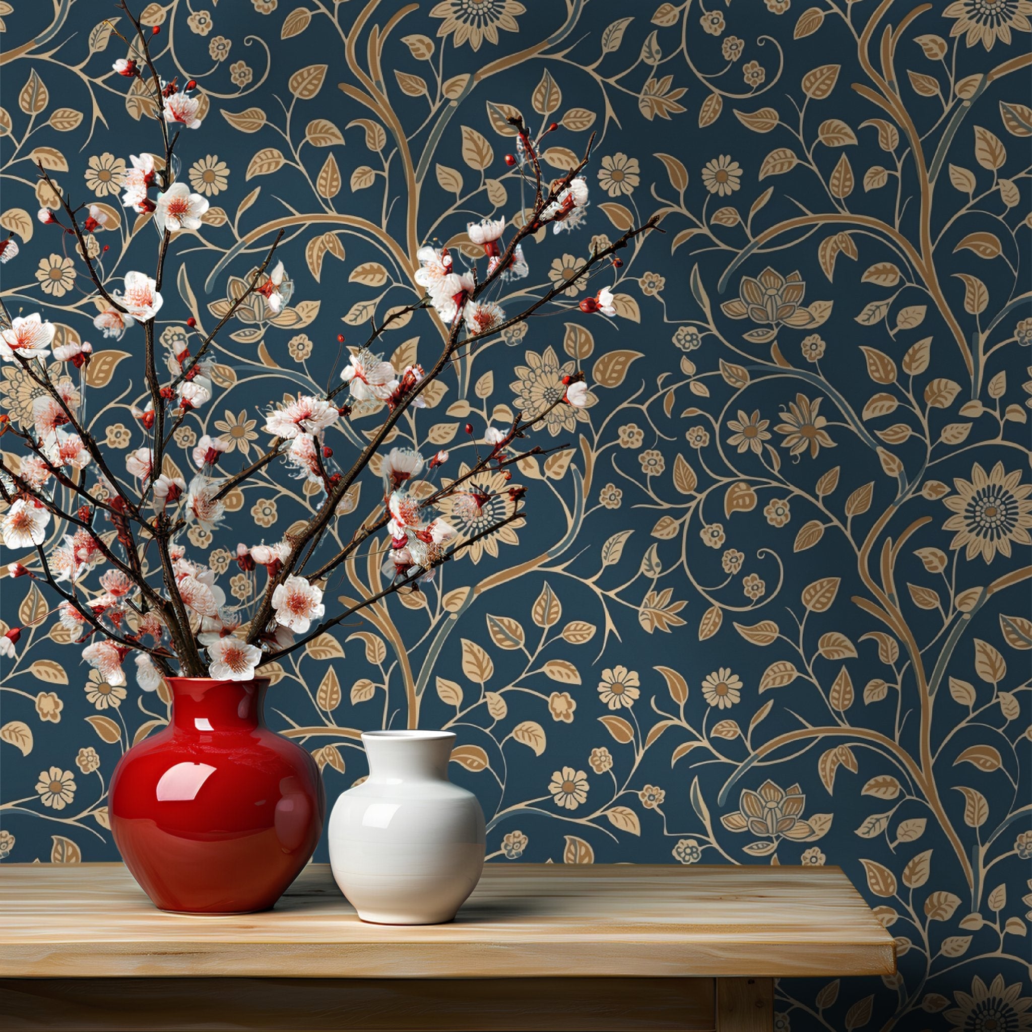 Eloise Wallpaper - Benton Lane Home - Painted Paper