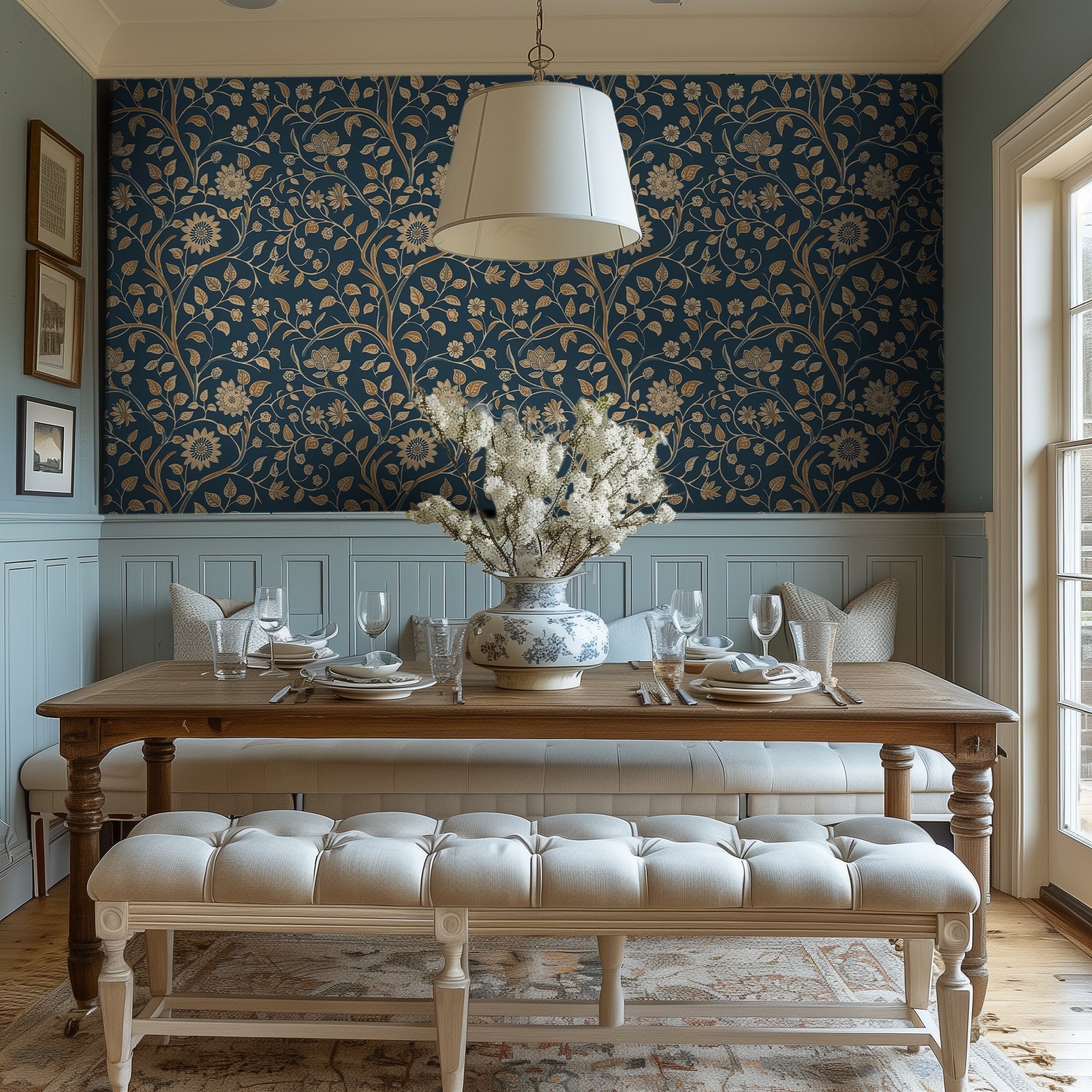 Eloise Wallpaper - Benton Lane Home - Painted Paper