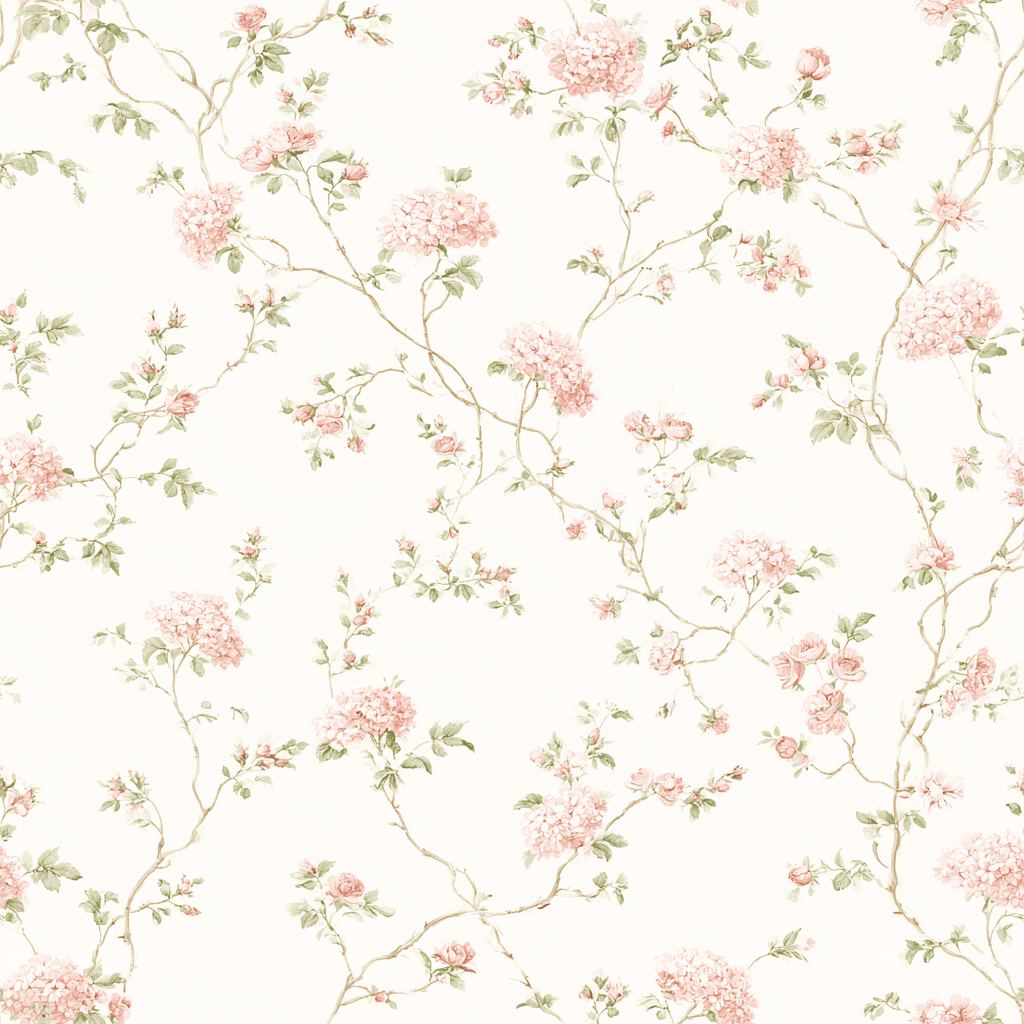 El's Bouquet Wallpaper - Painted Paper