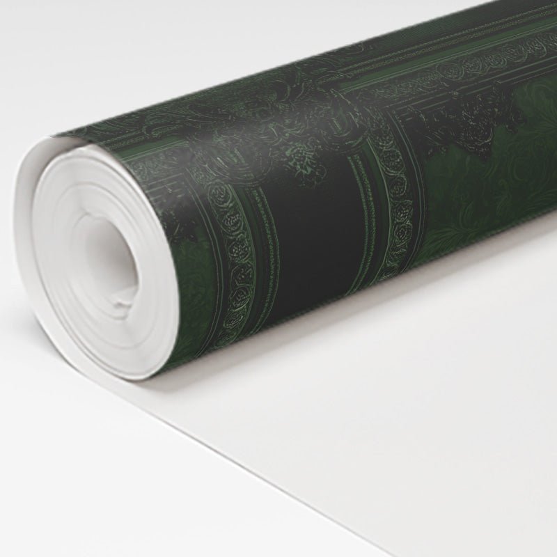 Emerald Baroque Wallpaper - Benton Lane Home - Painted Paper