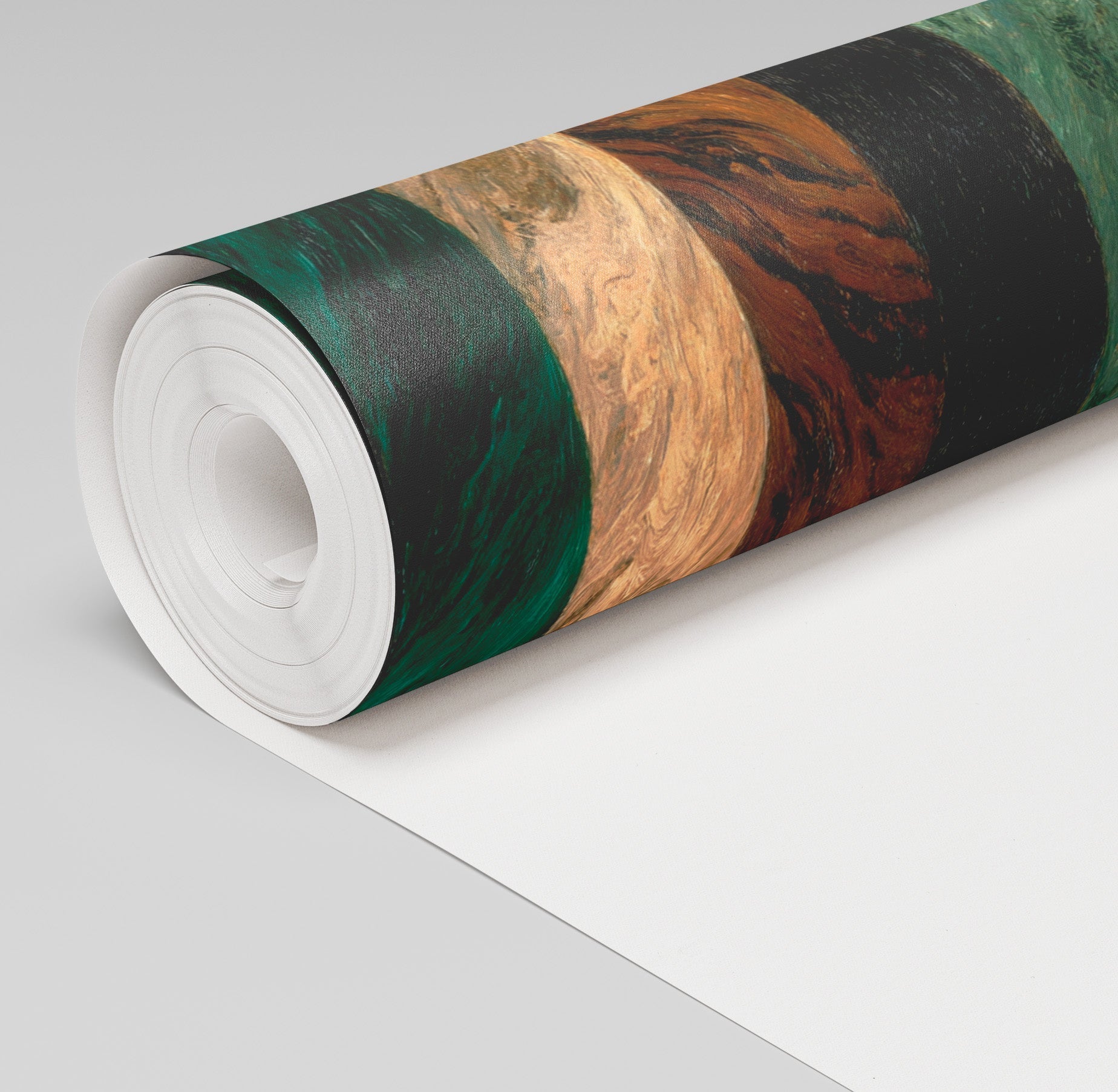 Emerald Grain Wallpaper - Benton Lane Home - Painted Paper
