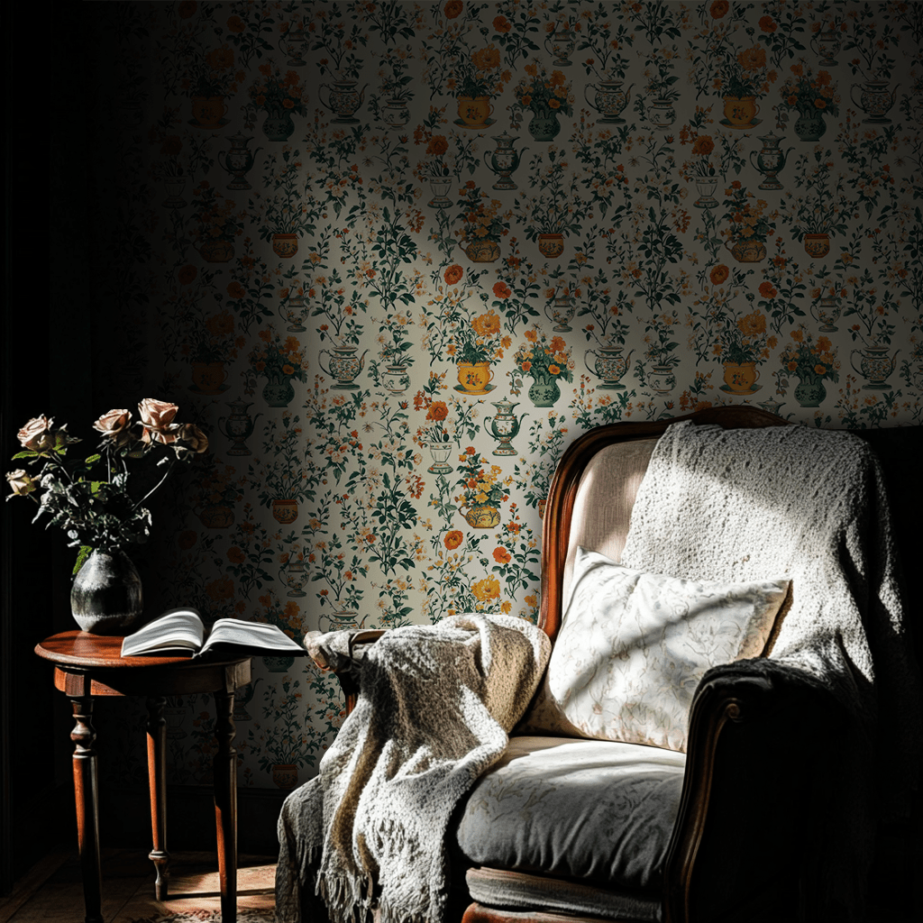 Emmanuelle Wallpaper - Painted Paper