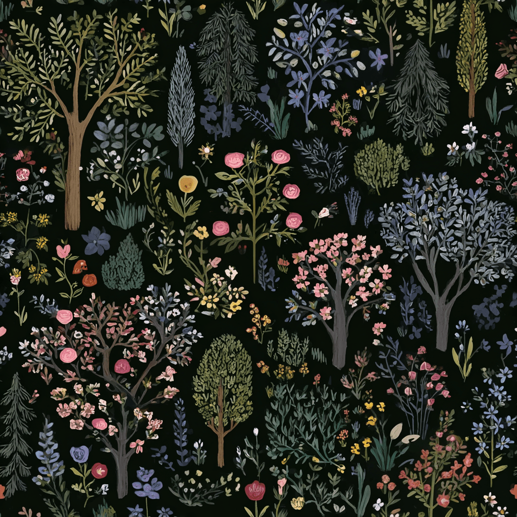 Enchanted Grove Wallpaper - Benton Lane Home - Painted Paper