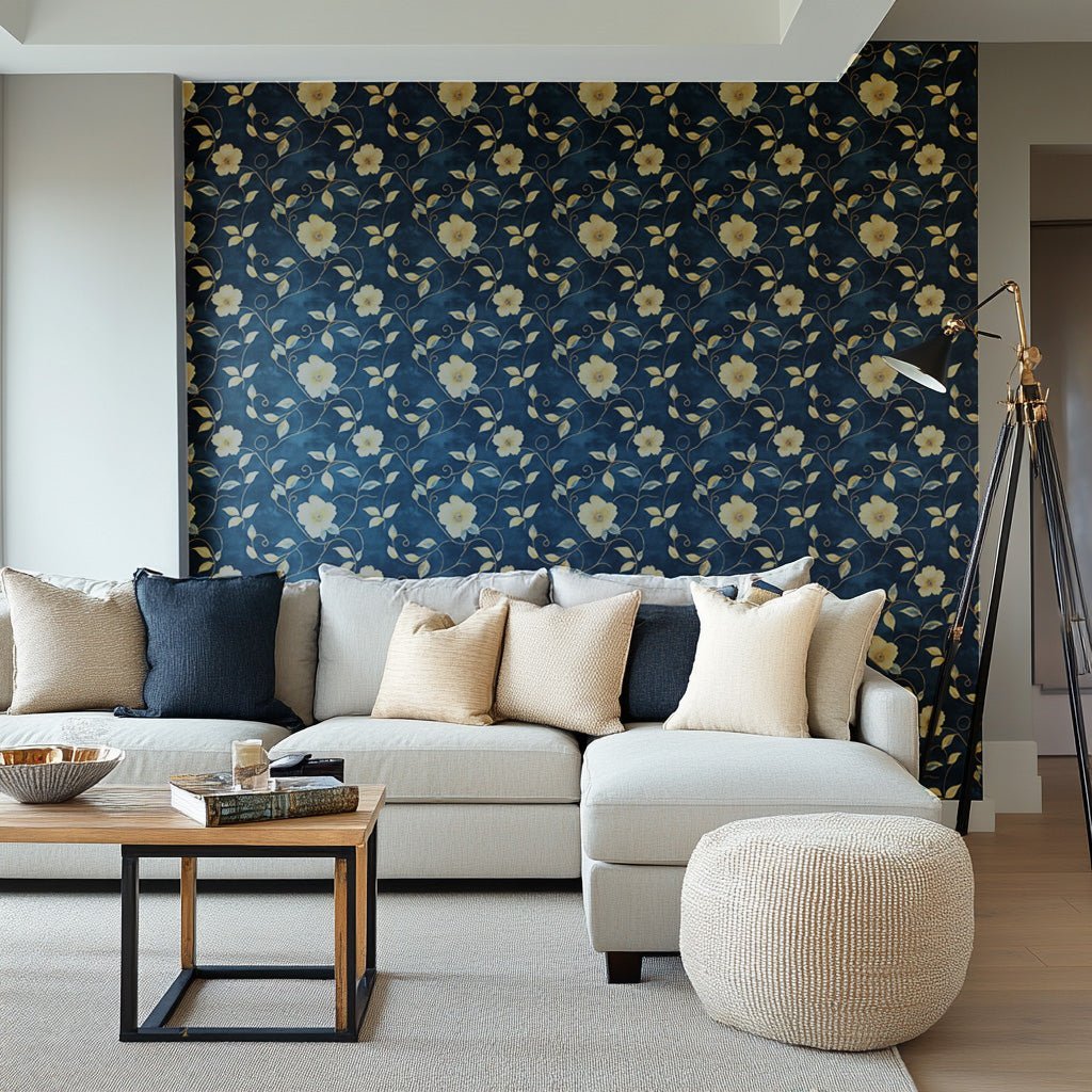 Enchanted Velvet Wallpaper - Benton Lane Home - Painted Paper