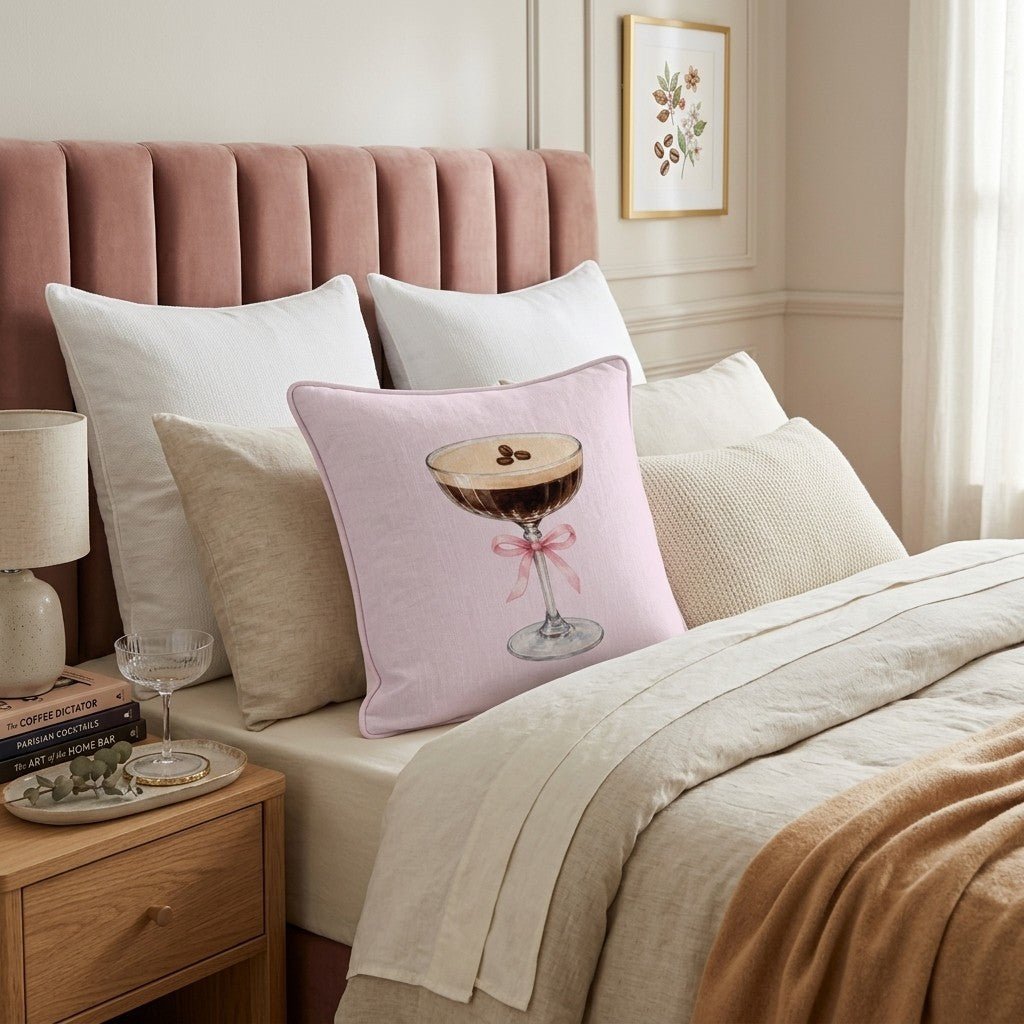 Espresso Martini Throw Pillow - Benton Lane Home - Hillcroft Home