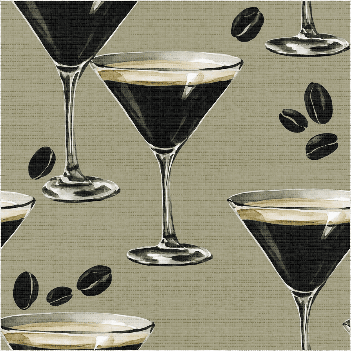 Espresso Tini Faux Grasscloth Wallpaper - Benton Lane Home - Painted Paper