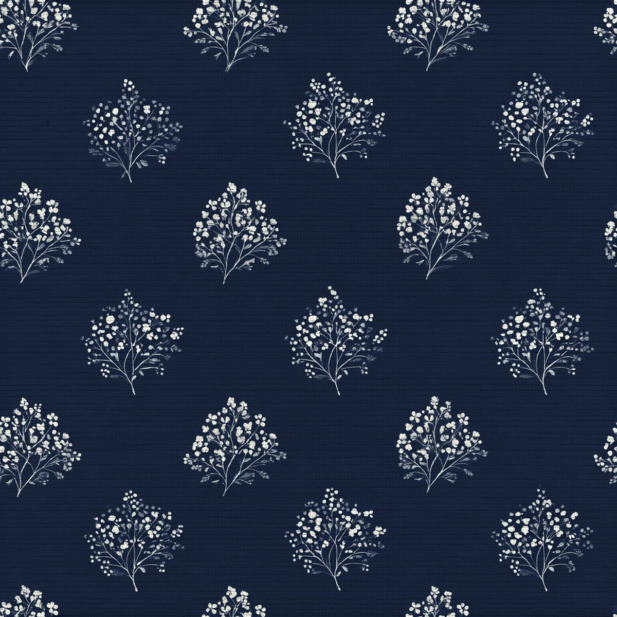 Evening Blossom Faux Grasscloth Wallpaper - Lemon Park